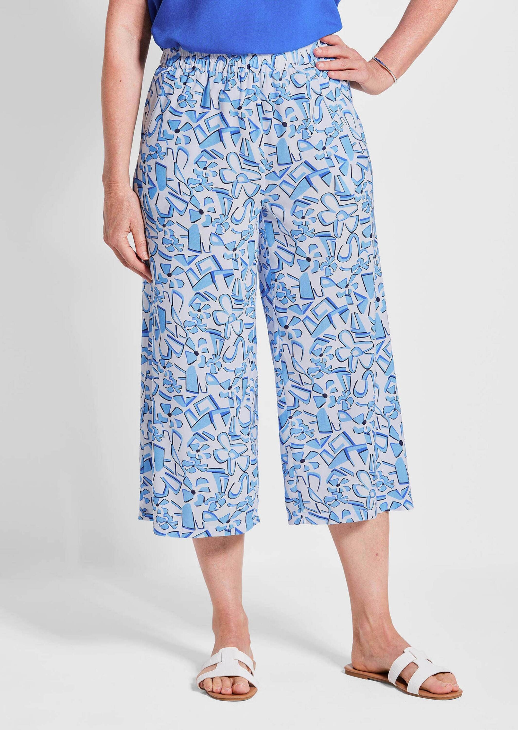 GOLDNER Schlupfhose "Weite Schlupfhose VERA mit Print" günstig online kaufen