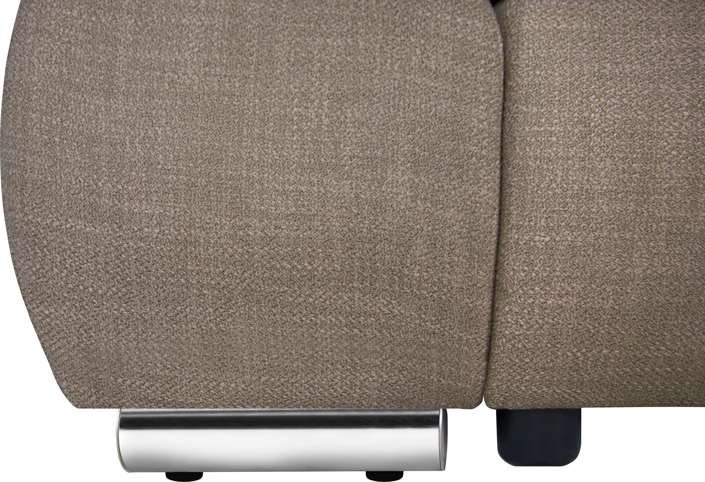 Home affaire Ecksofa »Acra L-Form«, mit Bettfunktion und Bettkasten, in Mattenoptik