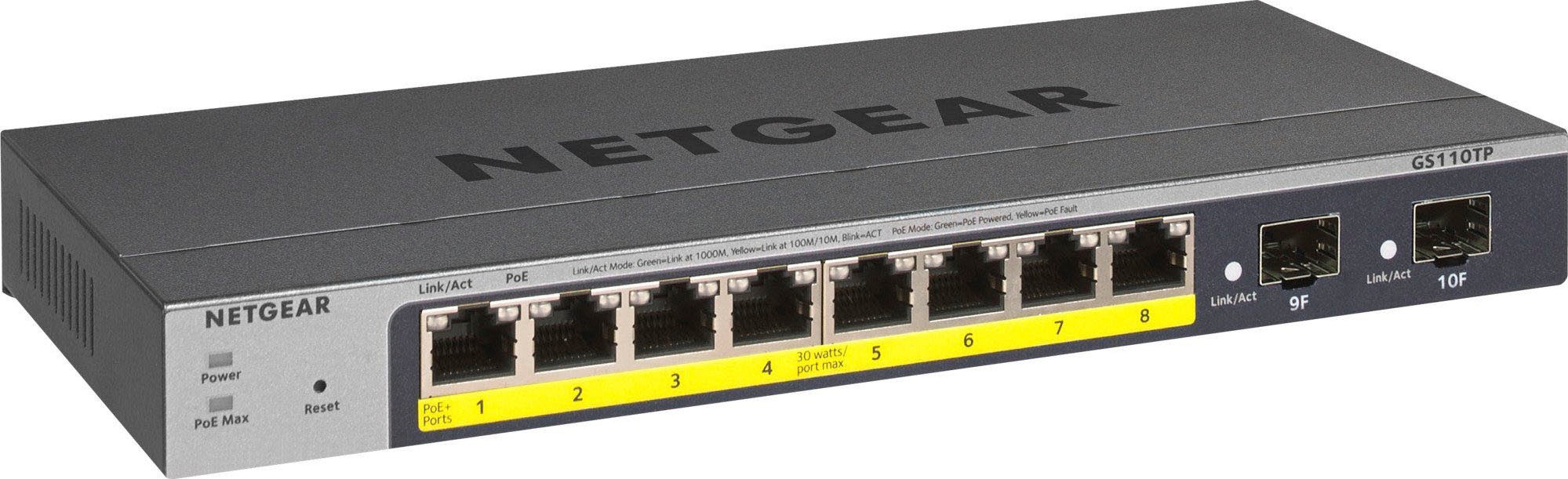NETGEAR Netzwerk-Switch »GS110TP v3«