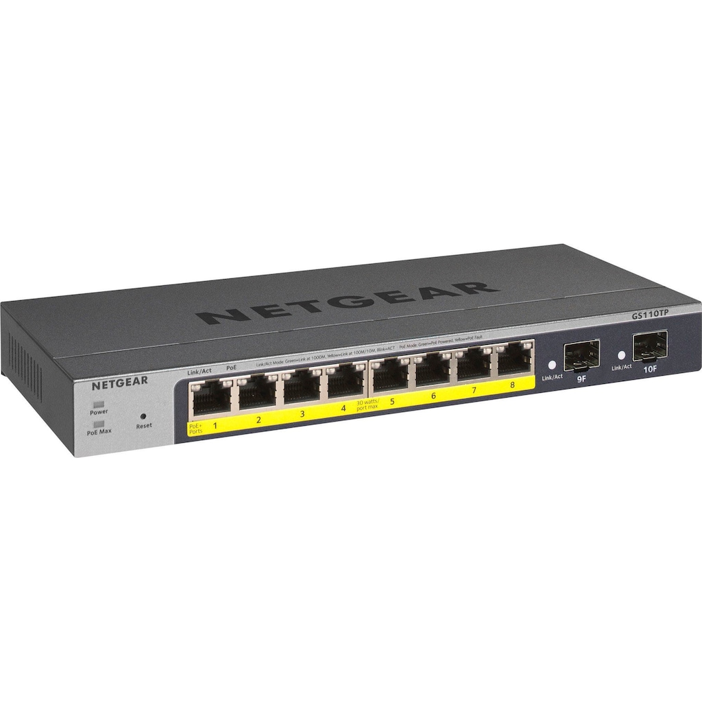 NETGEAR Netzwerk-Switch »GS110TP v3«