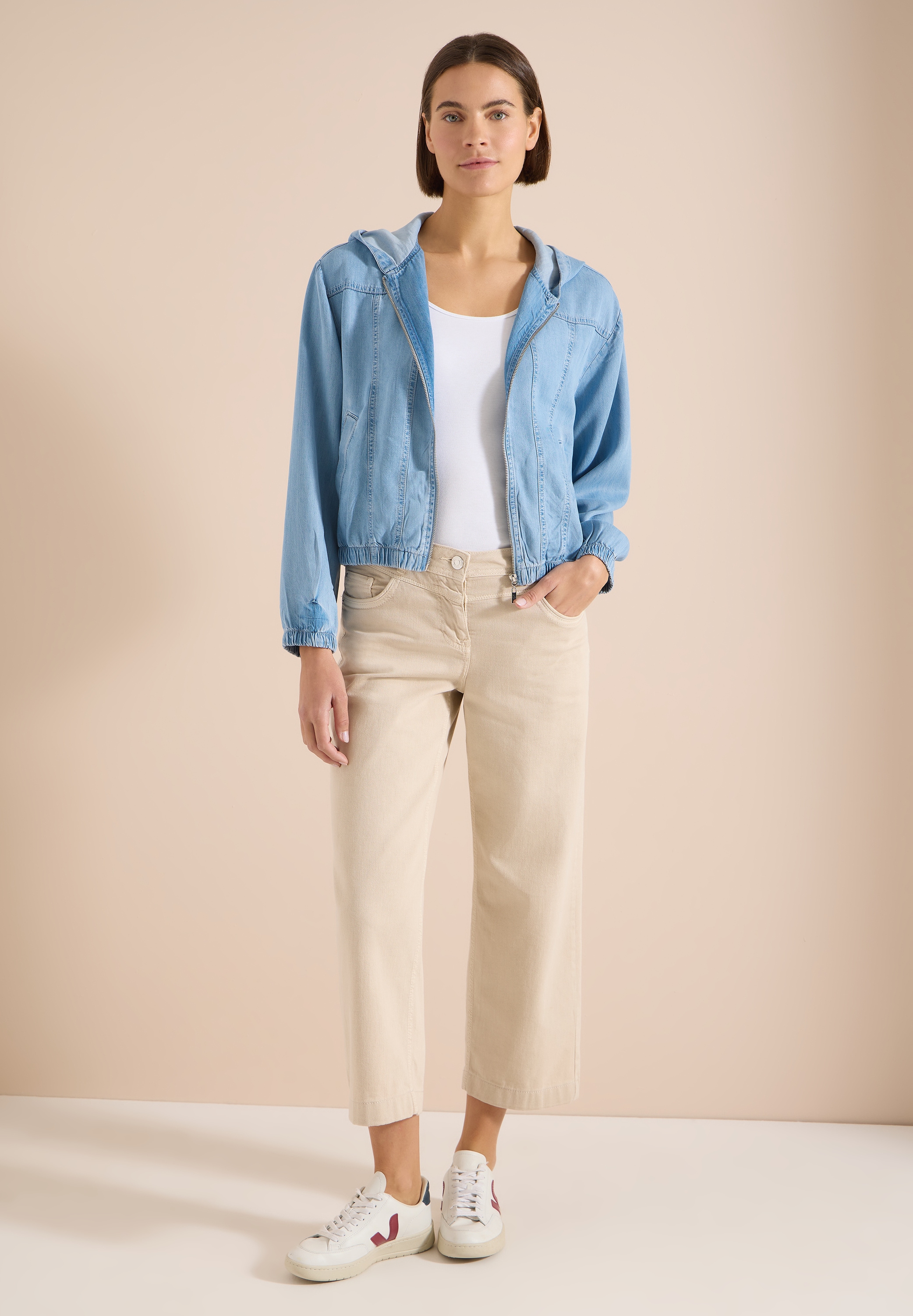 Cecil Blouson ohne Kapuze im Denim-Style
