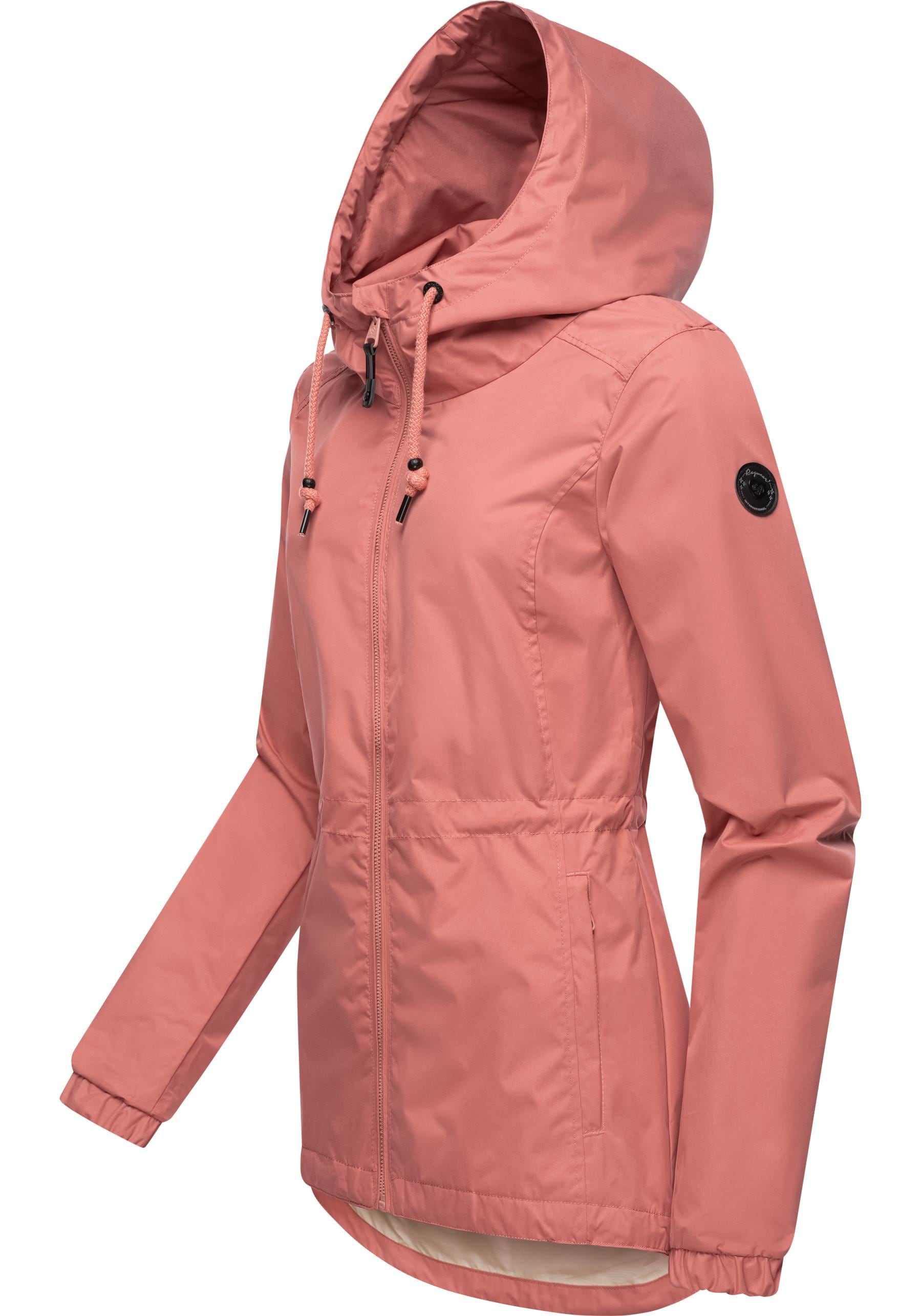 Ragwear Outdoorjacke »Danka«, mit Kapuze, Wasserdichte Übergangsjacke mit großer Kapuze