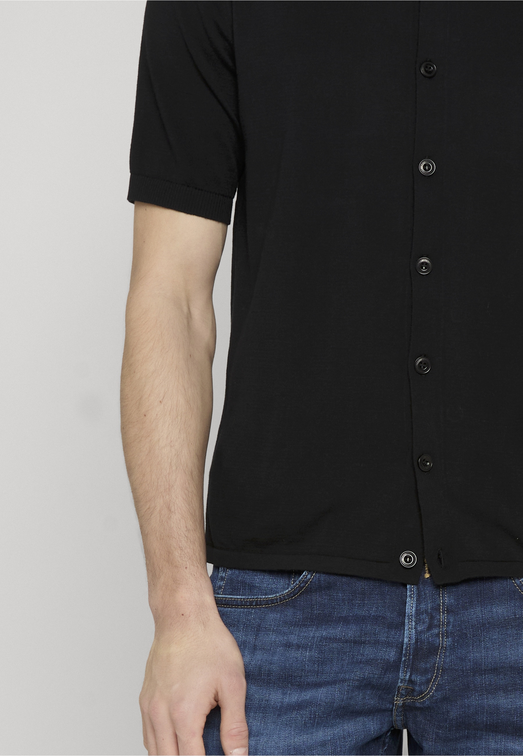 Replay Rundhalspullover »Replay UK5158 knitwear polo« 1