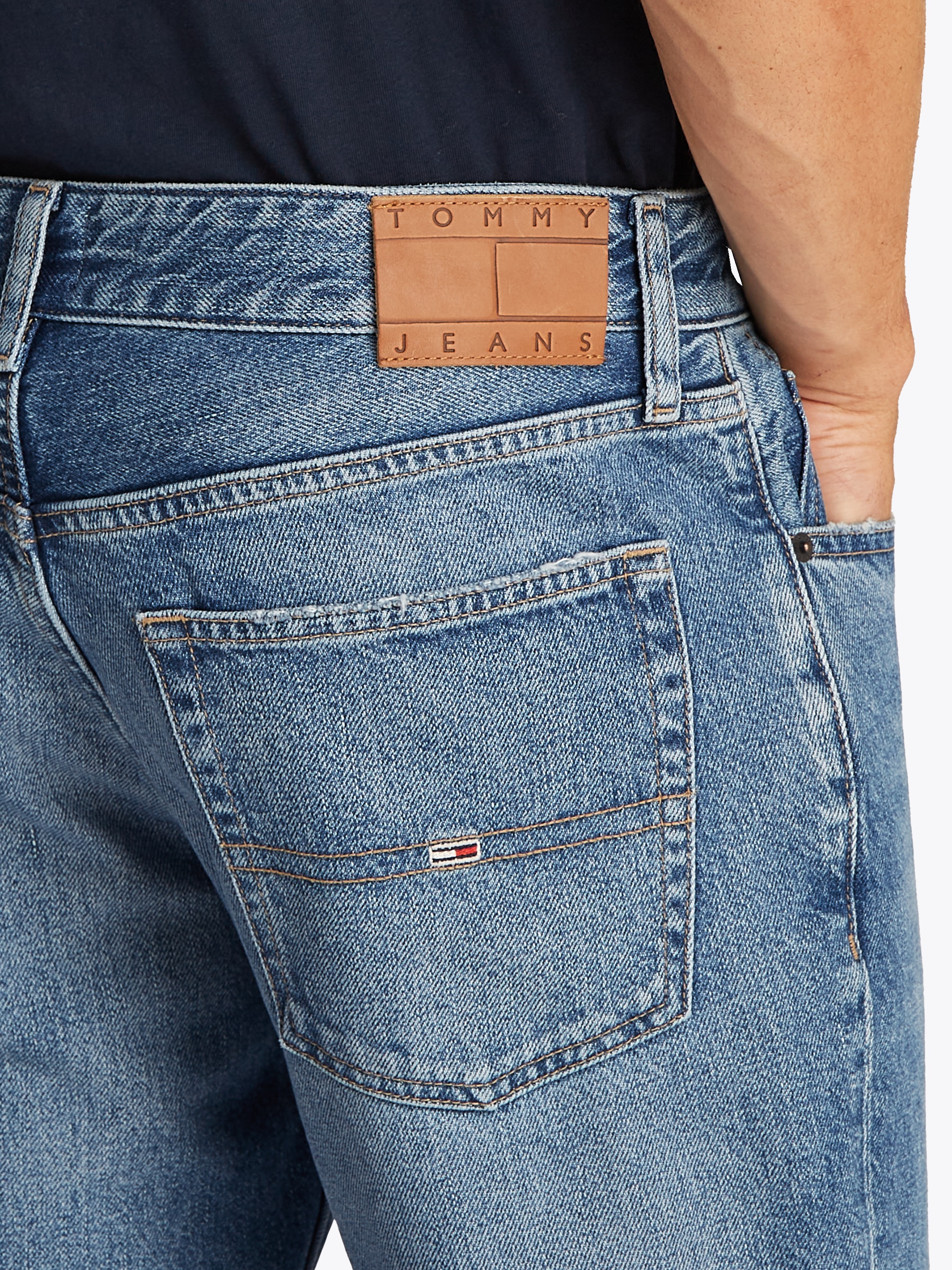 Tommy Jeans Slim-fit-Jeans "Scanton Slim Denim", Mit Gürtelschlaufen günstig online kaufen