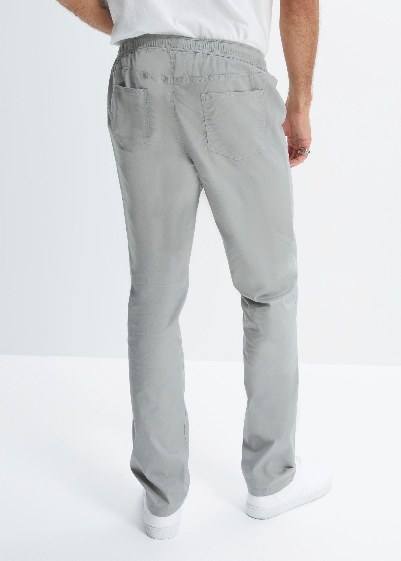 bonprix Schlupfhose  mit elastischem Bund, Regular Fit, aus Baumwolle und Elasthan