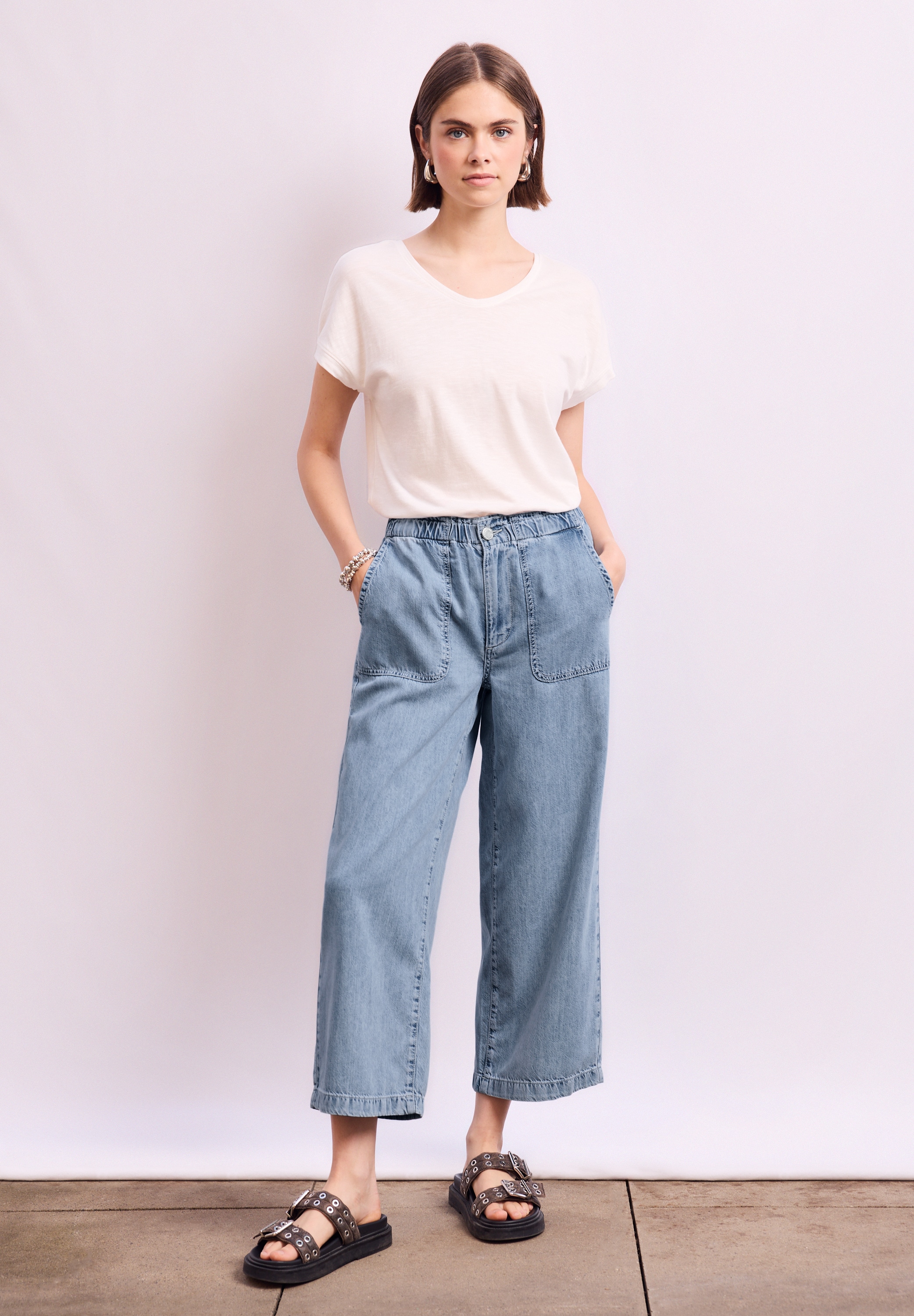 STREET ONE Loose-fit-Jeans, im Loose Fit