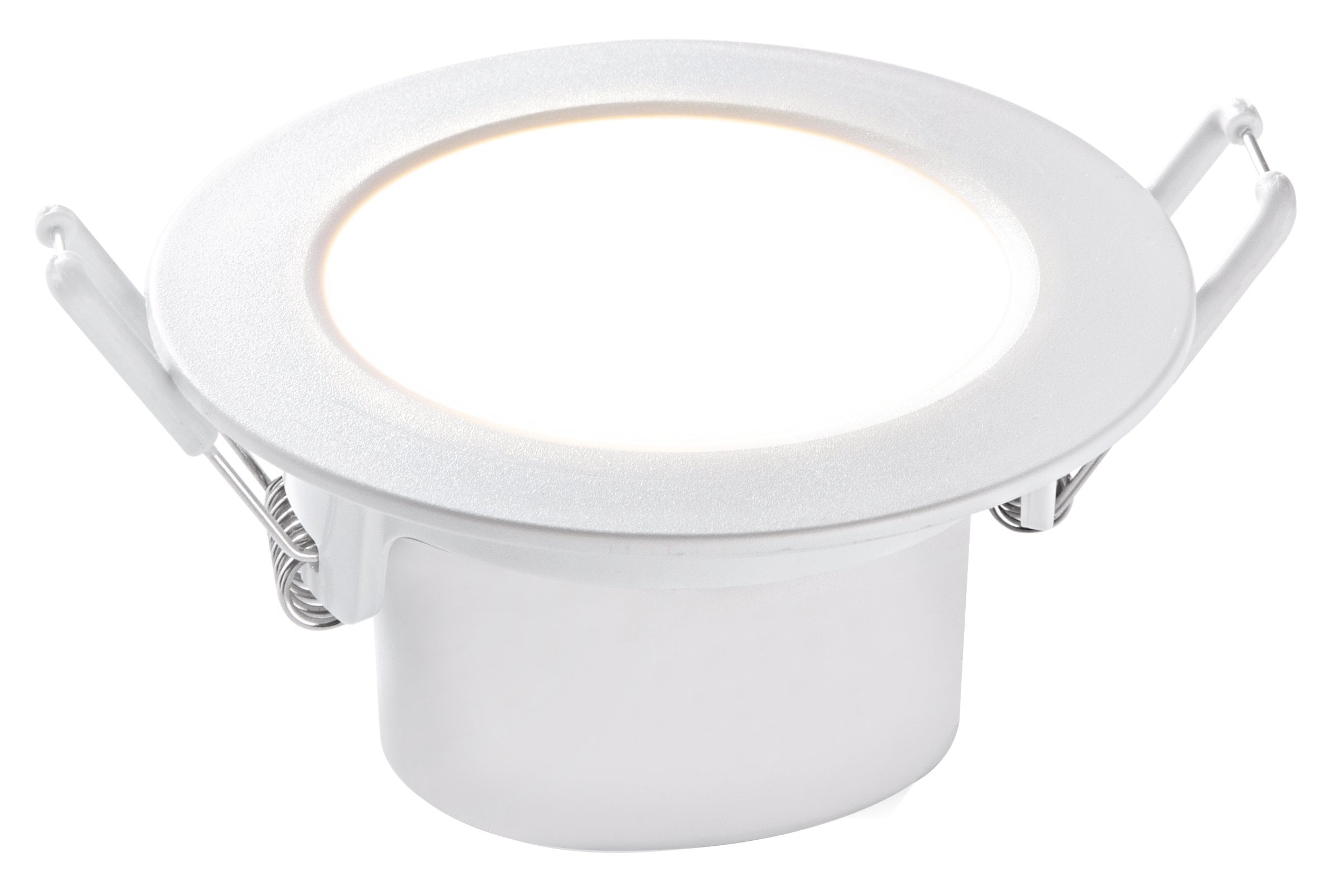 HEITRONIC LED Einbaustrahler "DL7002", 1, Ø 8,7cm H: 4,5cm, 1 Stk., weiß, Leuchten, Einbauleuchte, Downlight,außen & Feuchträume