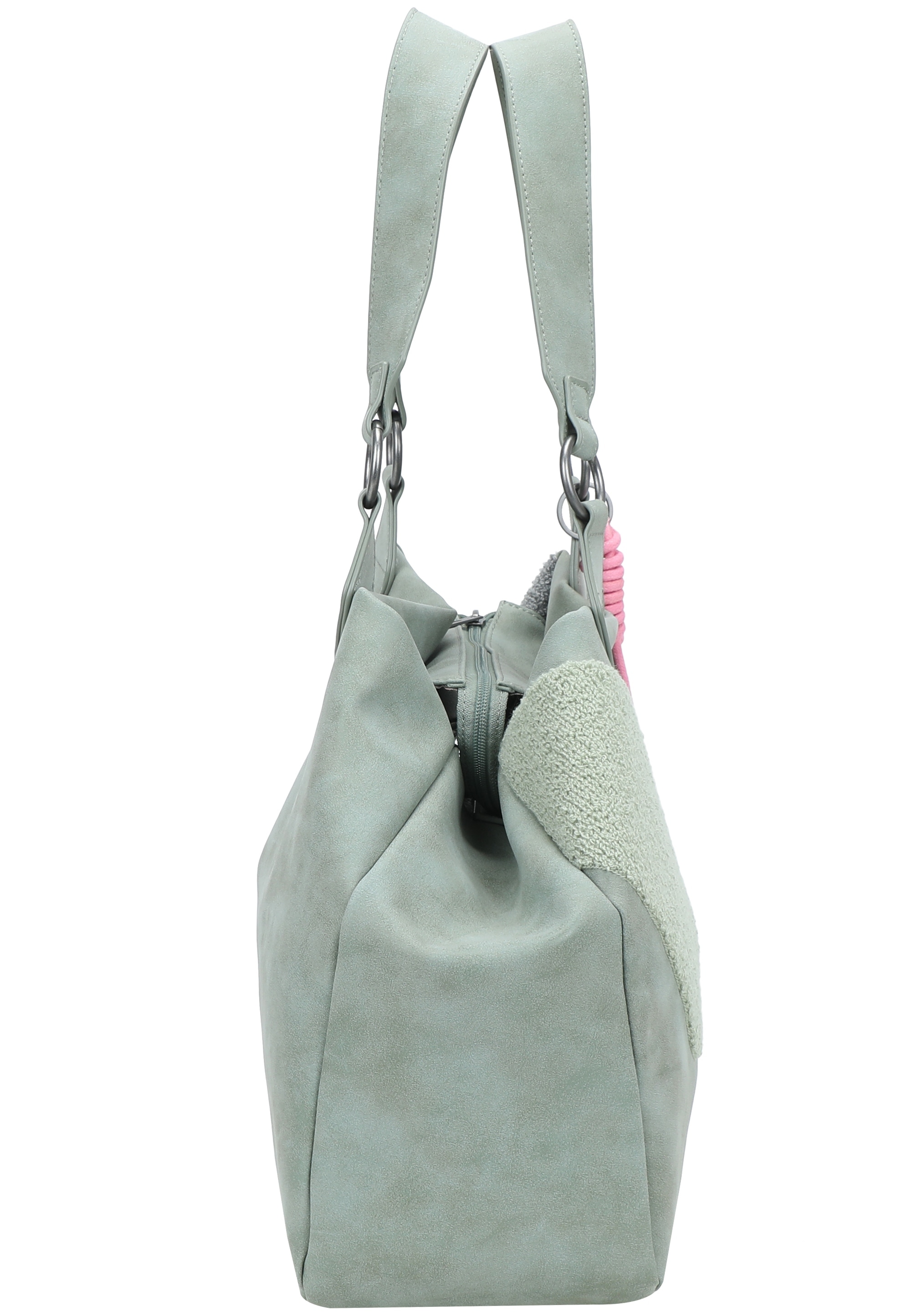 Fritzi aus Preußen Henkeltasche »Izzy Medium Limited Happy« mit moderner und weicher Flockung