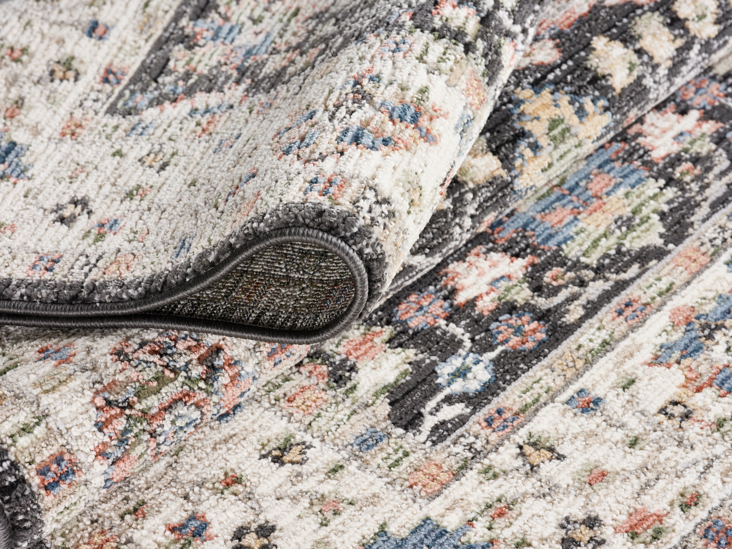 OTTO home »Aylaa, Blumen-Motiv, Orient« rechteckig 9 mm Höhe orientalisch, Blumen, Rahmen, Wohnzimmer, Schlafzimmer, Esszimmer