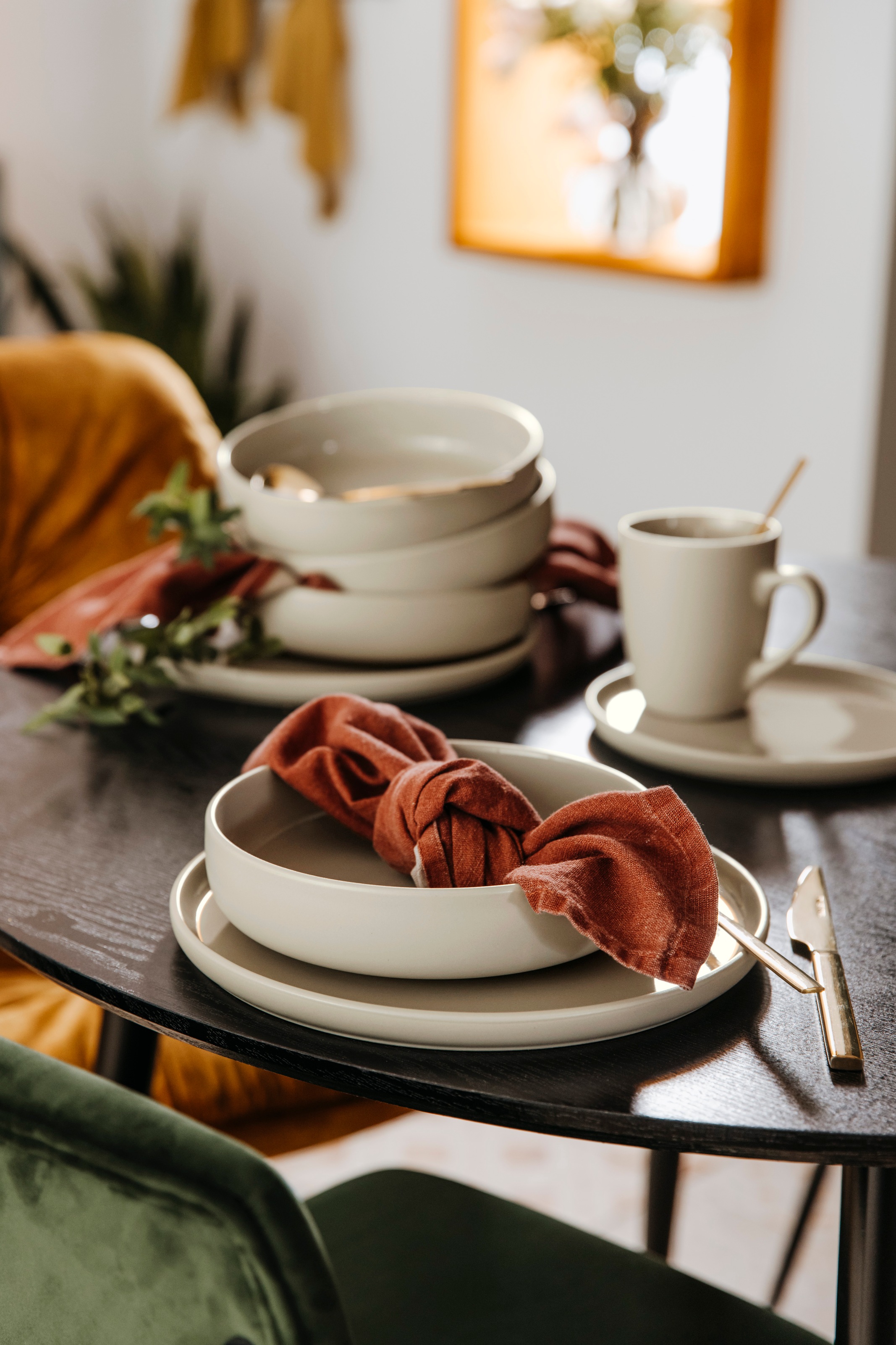 Thumbnail - LeGer Home by Lena Gercke Kombiservice "Geschirr-Set, Service Liliane" skandinavische, minimalistische Formensprache, 16...