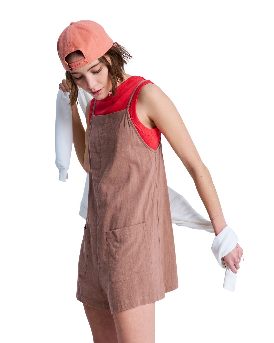 Overall ROXY "Lavender Haze", Damen, Gr. L, US-Größen, braunie, Obermaterial: 60% Walkfrottier, 40% Viskose;, Overalls Overall