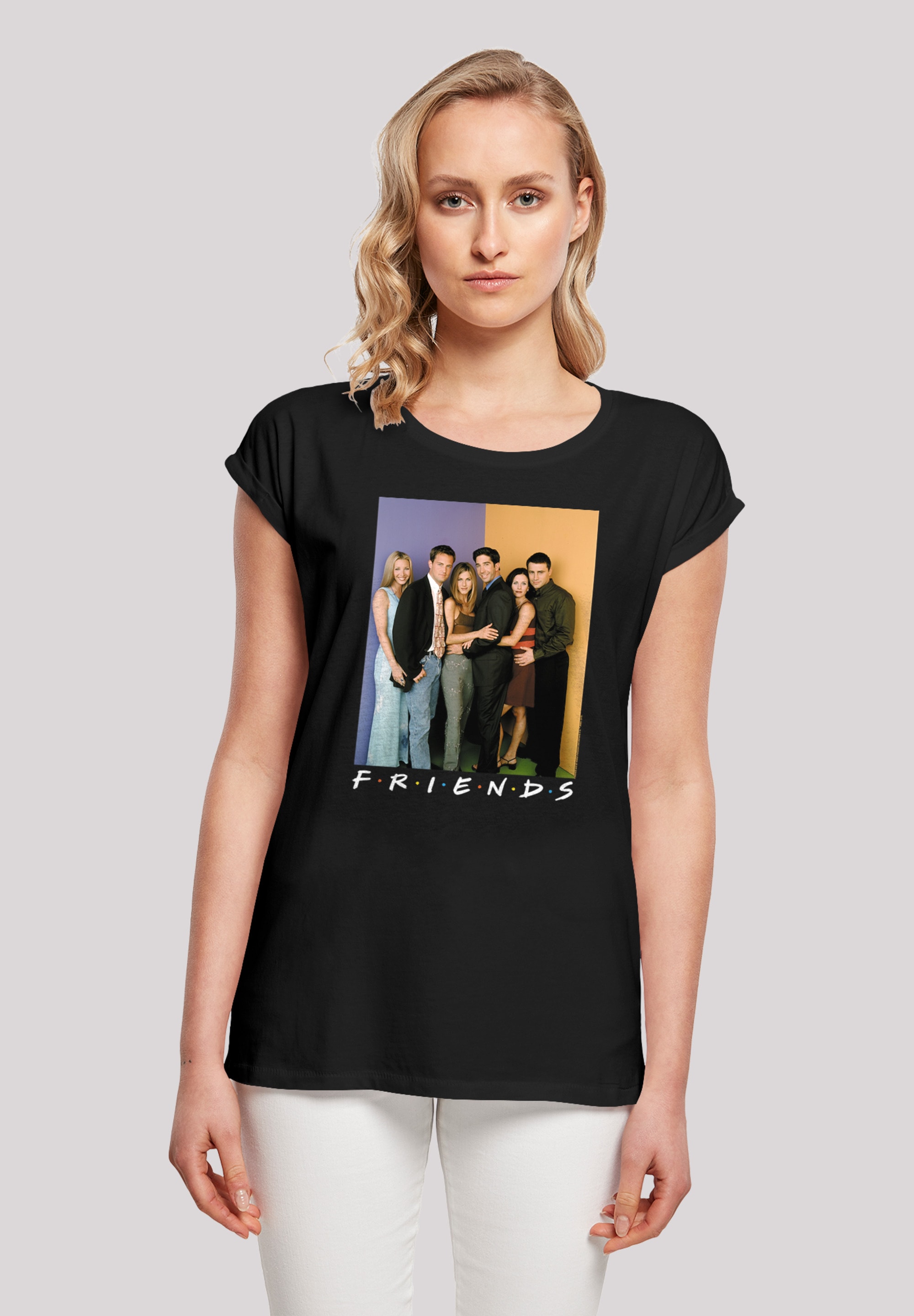 F4NT4STIC T-Shirt "FRIENDS TV Serie Group Photo", Print