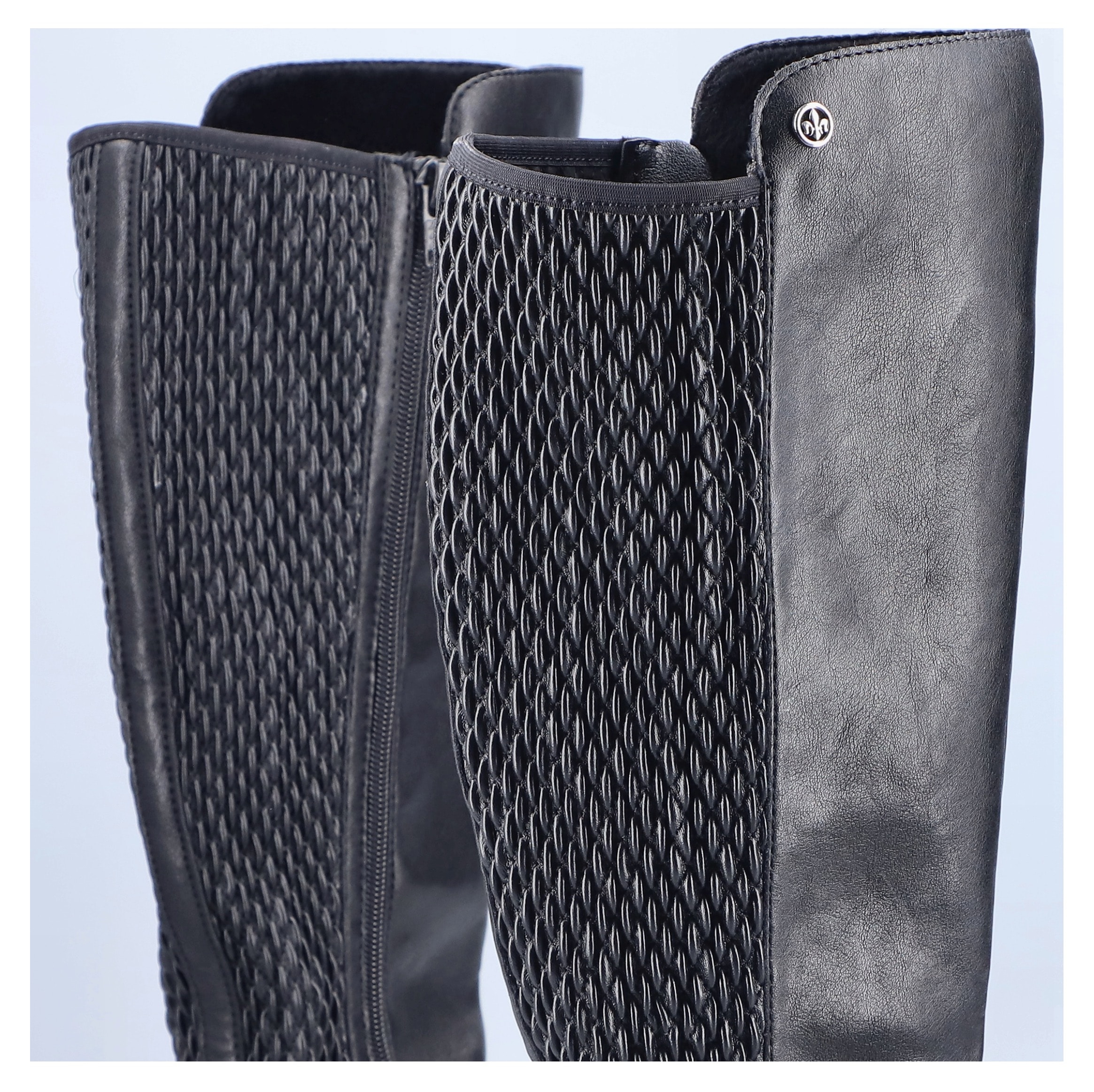 Rieker Stiefel, Langschaftstiefel, Stretchstiefel mit herausnehmbarer Innensohle