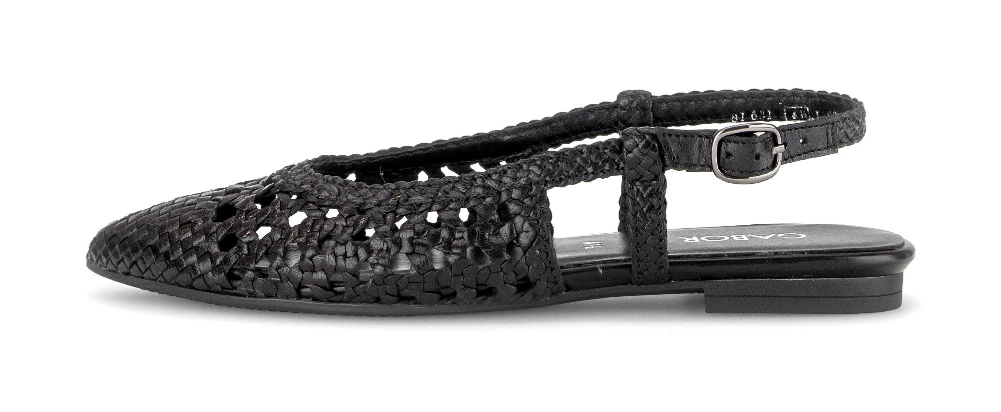 Gabor Slingpumps  , Blockabsatz, Sommerschuh in modischer Flechtoptik