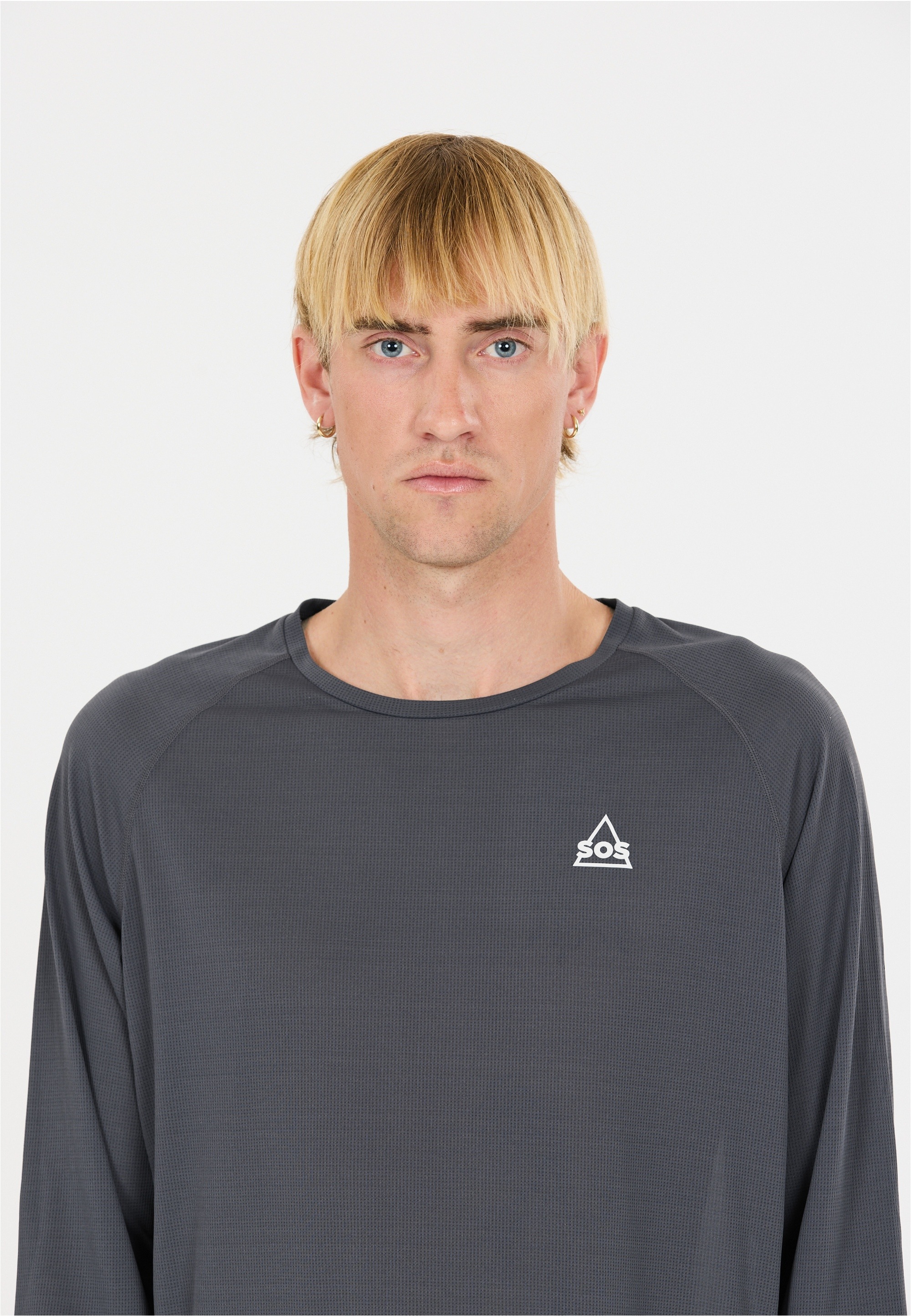 SOS Pillar Longsleeve Men Dark Gray S 8