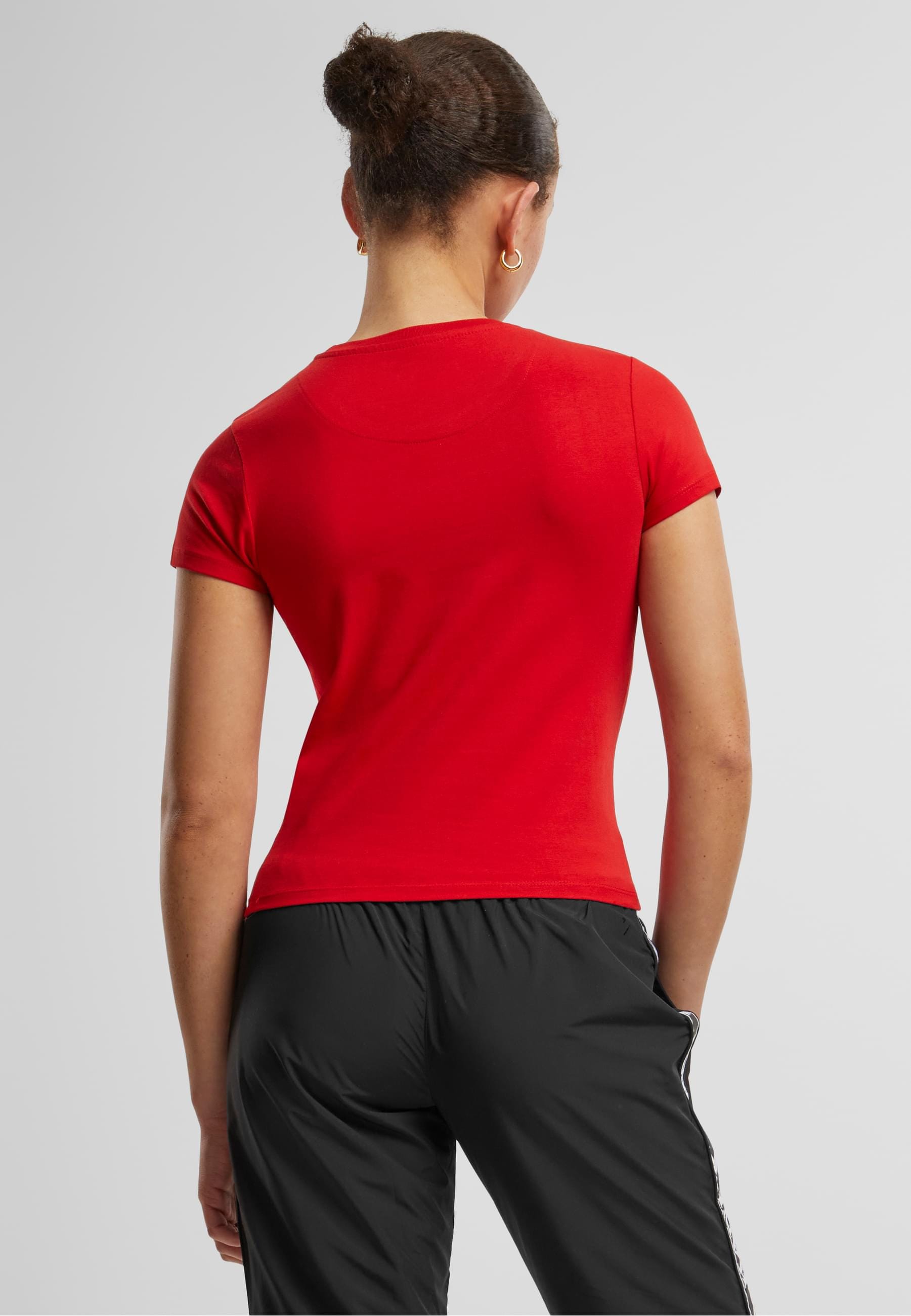 Karl Kani T-Shirt »Karl Kani Damen KKWQ22002RED Small Signature Short Tee«, (1 tlg.)