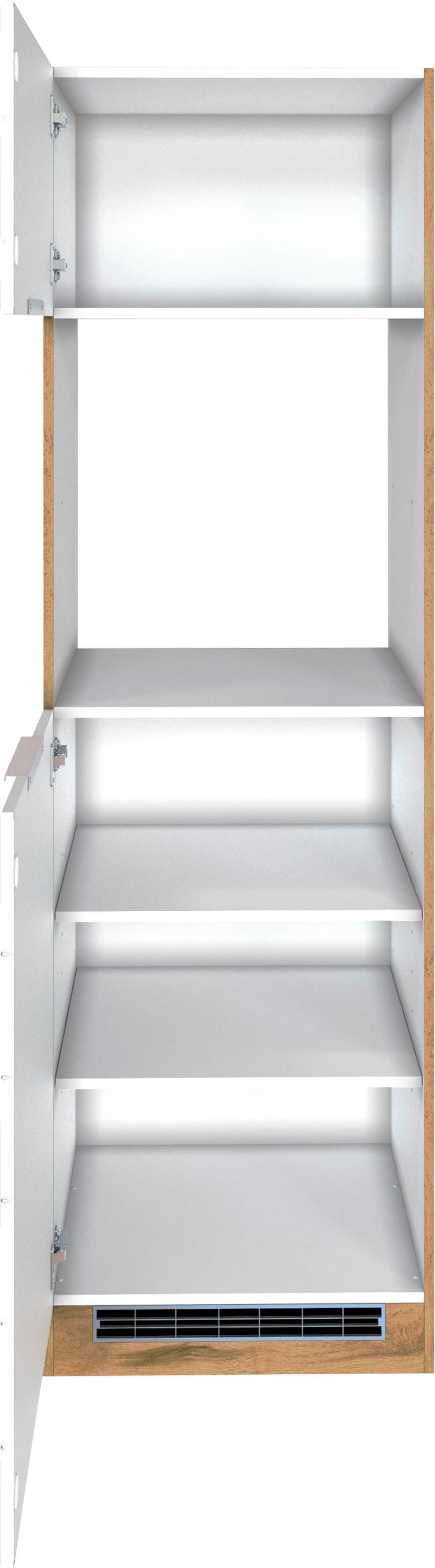 Thumbnail - KOCHSTATION Backofenumbauschrank "KS-Luhe", 60 cm breit, hochwertige MDF-Fronten mit waagerechter Lisene