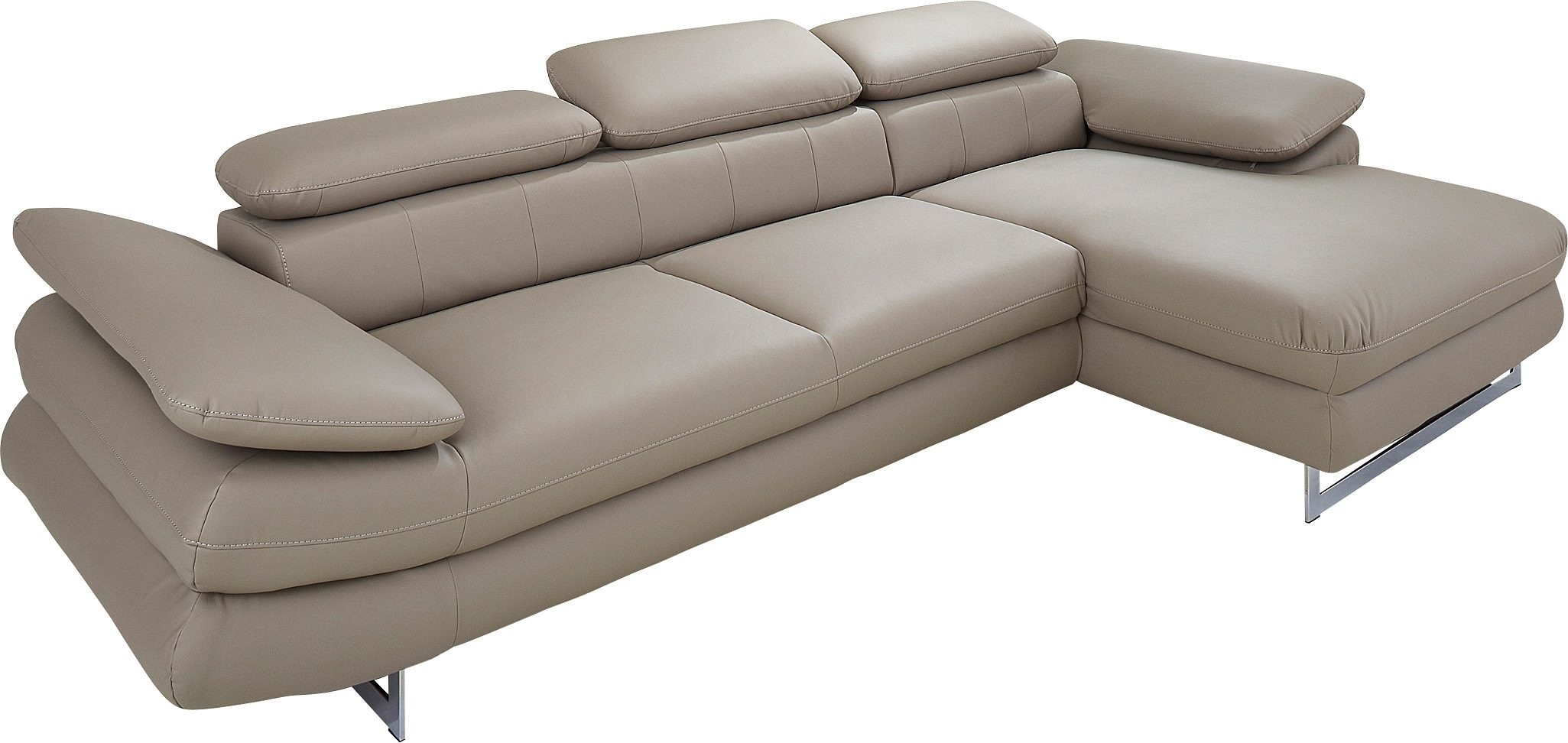 COTTA Ecksofa "Solution L-Form" mit Arm- & Kopfteilverstellung, wahlweise m günstig online kaufen