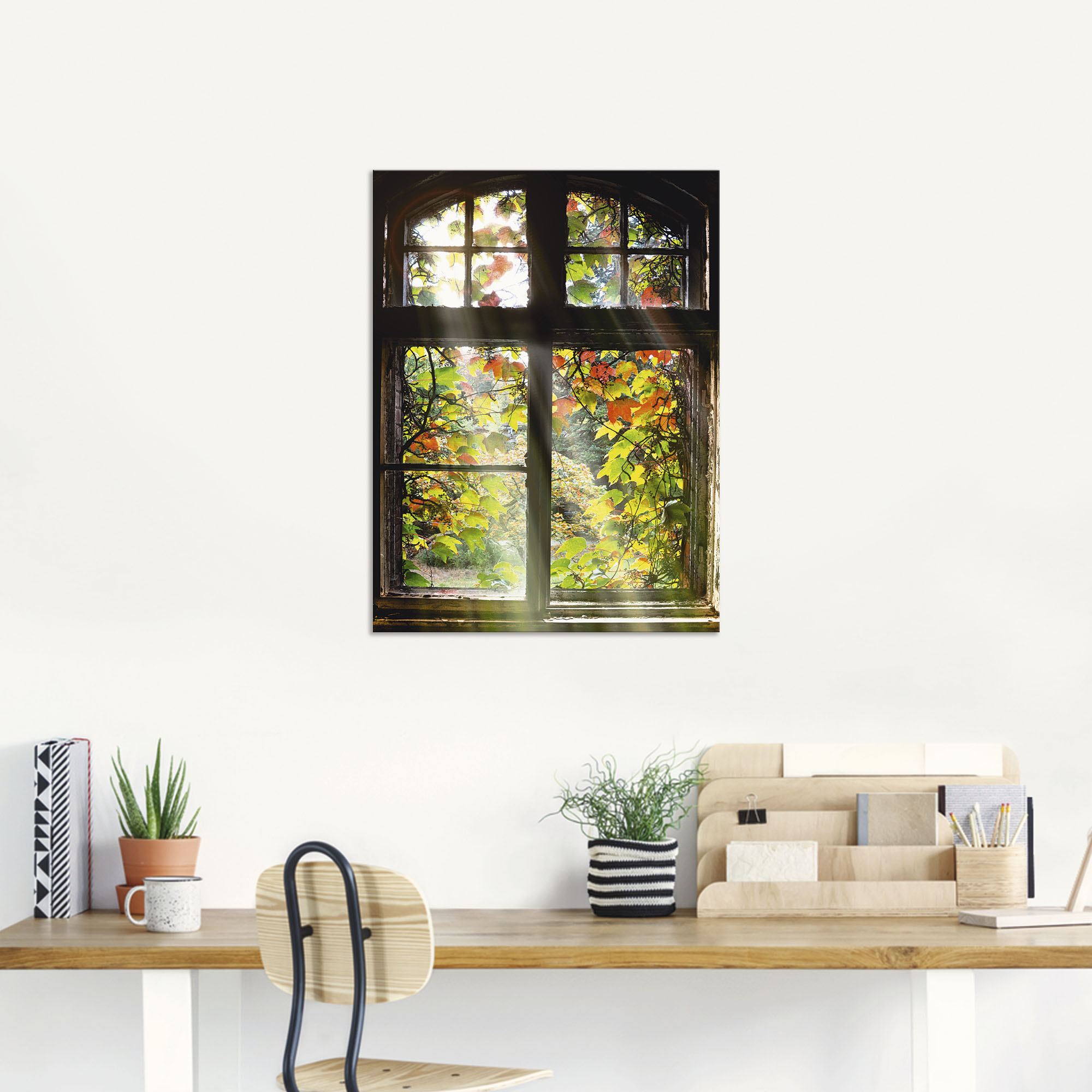 Thumbnail - Artland Wandbild "Altbau", Fenster & Türen, (1 St.), als Alubild, Outdoorbild, Leinwandbild, Poster, Wandaufkleber