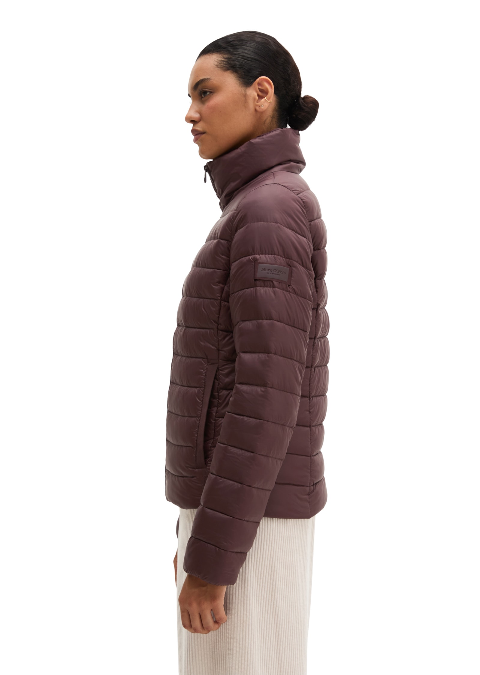 Marc O'Polo Outdoorjacke »mit recycelten Materialien« ohne Kapuze
