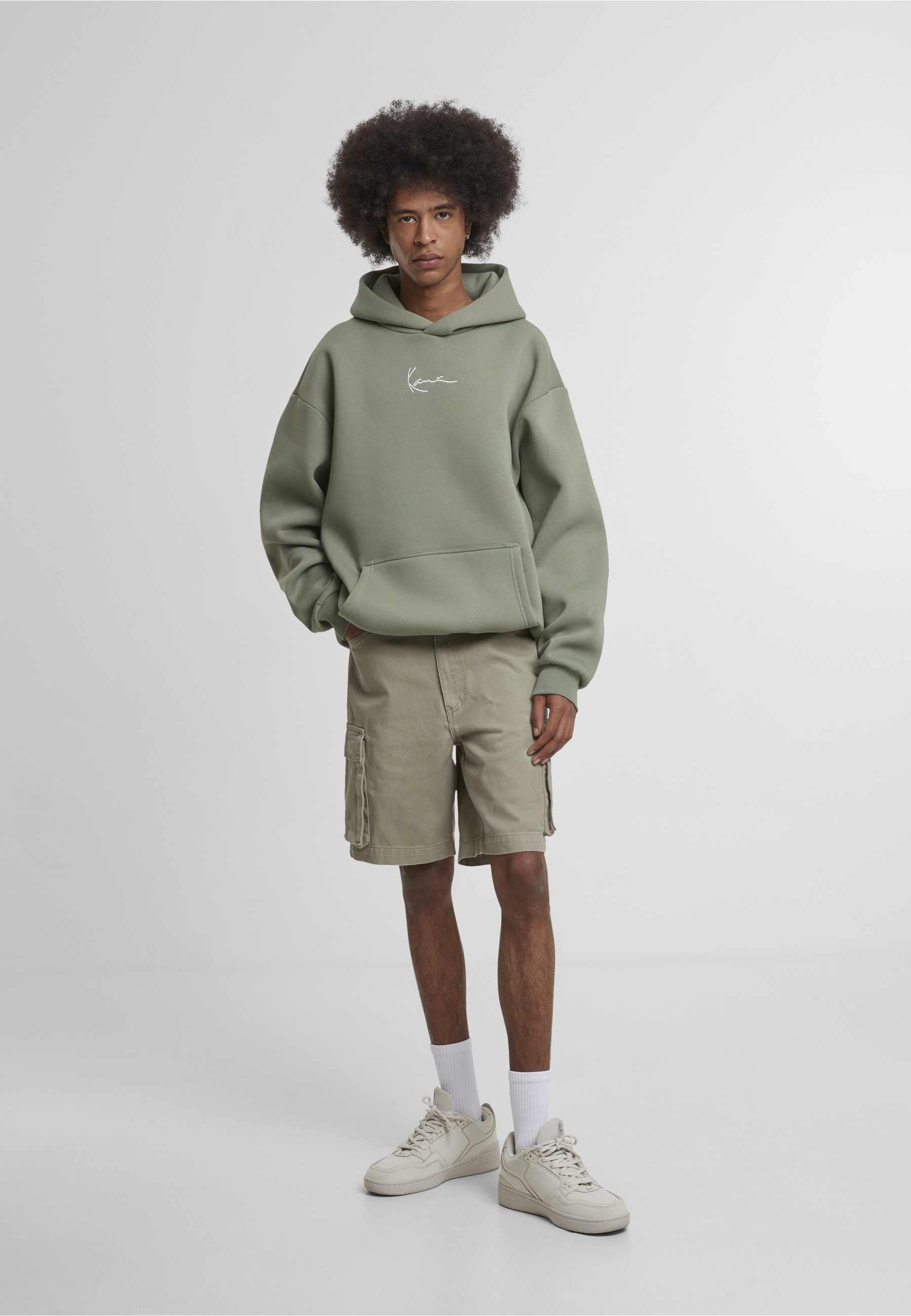 Karl Kani Cargoshorts »Karl Kani KM222-042-1 KK Retro Washed Cargo Shorts«
