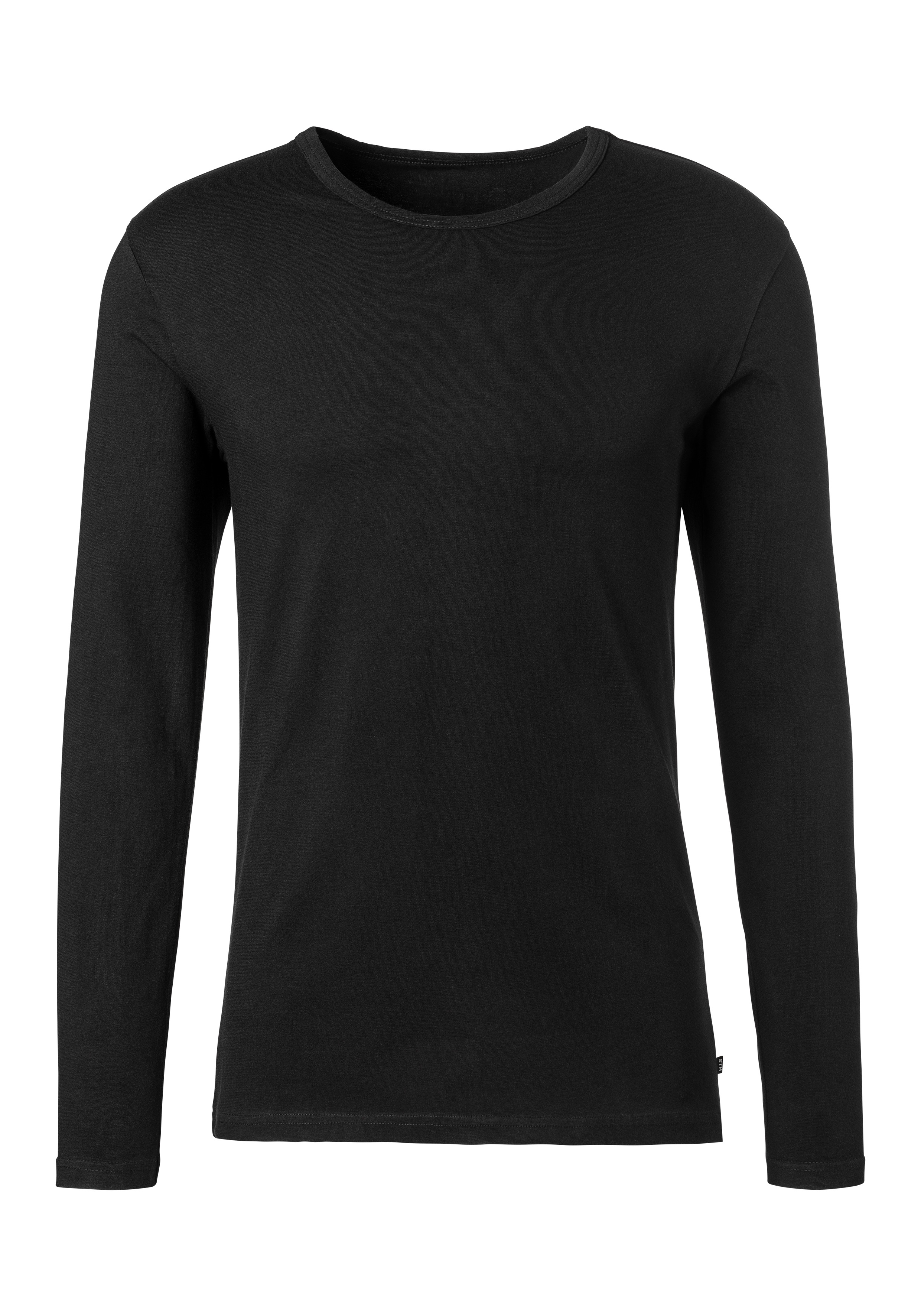 Thumbnail - H.I.S Langarmshirt, (Packung, 2er-Pack), Doppelpack Unterziehshirt aus Baumwoll-Mix