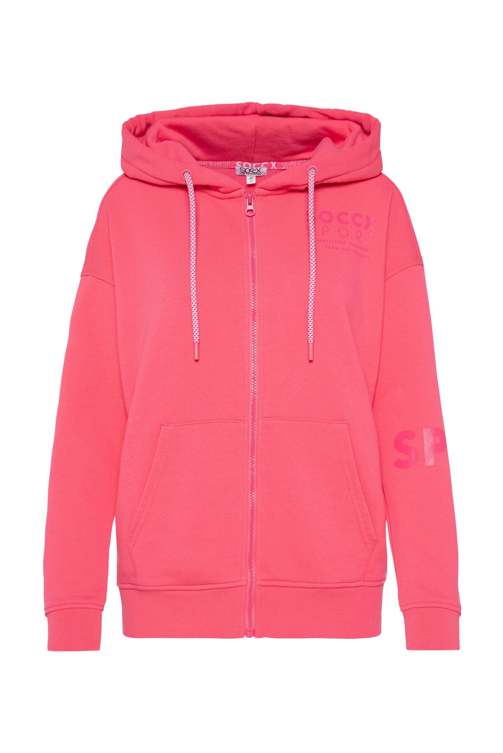 SOCCX Kapuzensweatjacke, mit Baumwolle günstig online kaufen