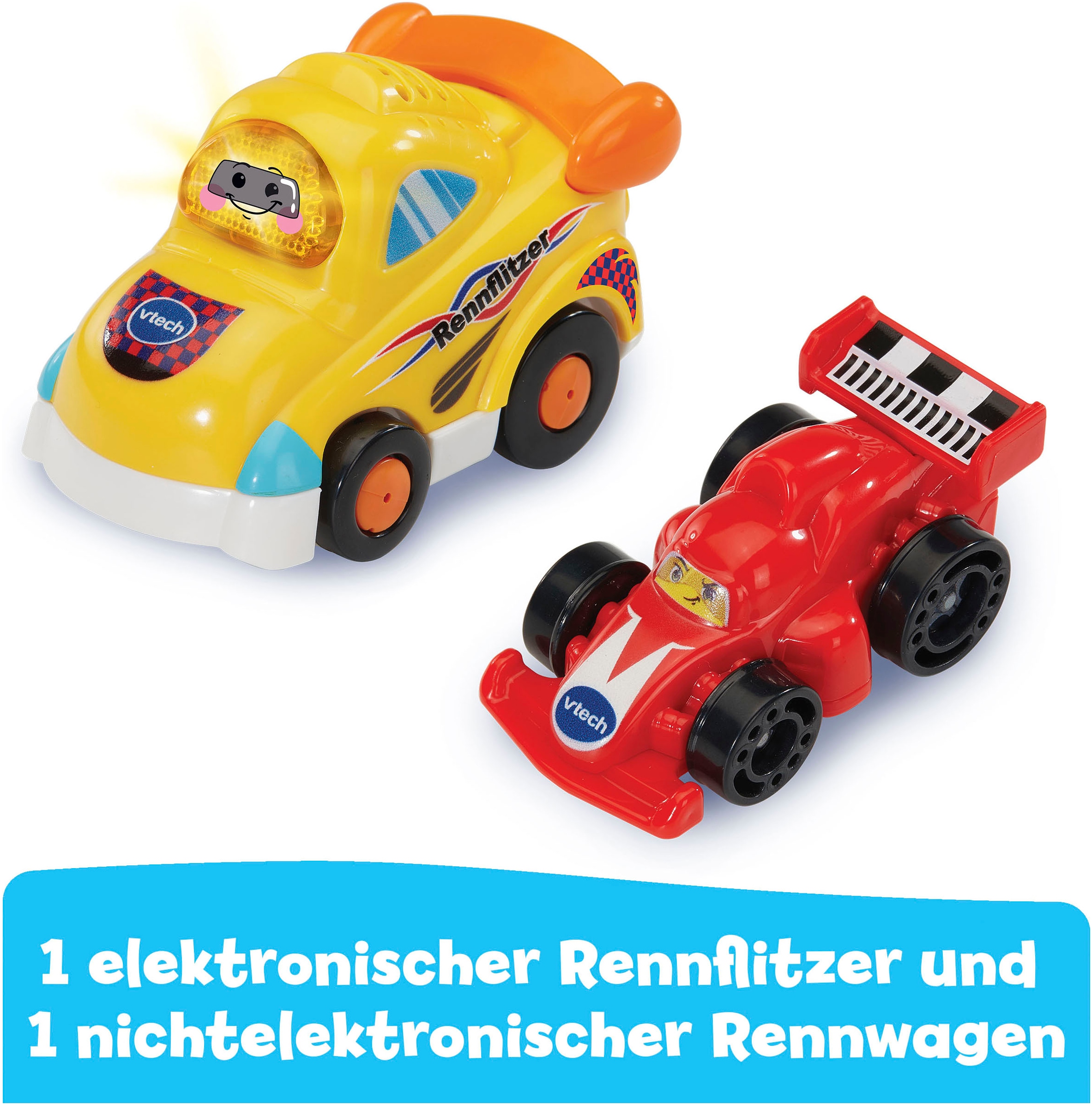 Vtech® Spiel-Gebäude »Tut Tut Baby Flitzer - Zickzack-Turm«, inkll. Tut Tut Baby Flitzer Rennauto