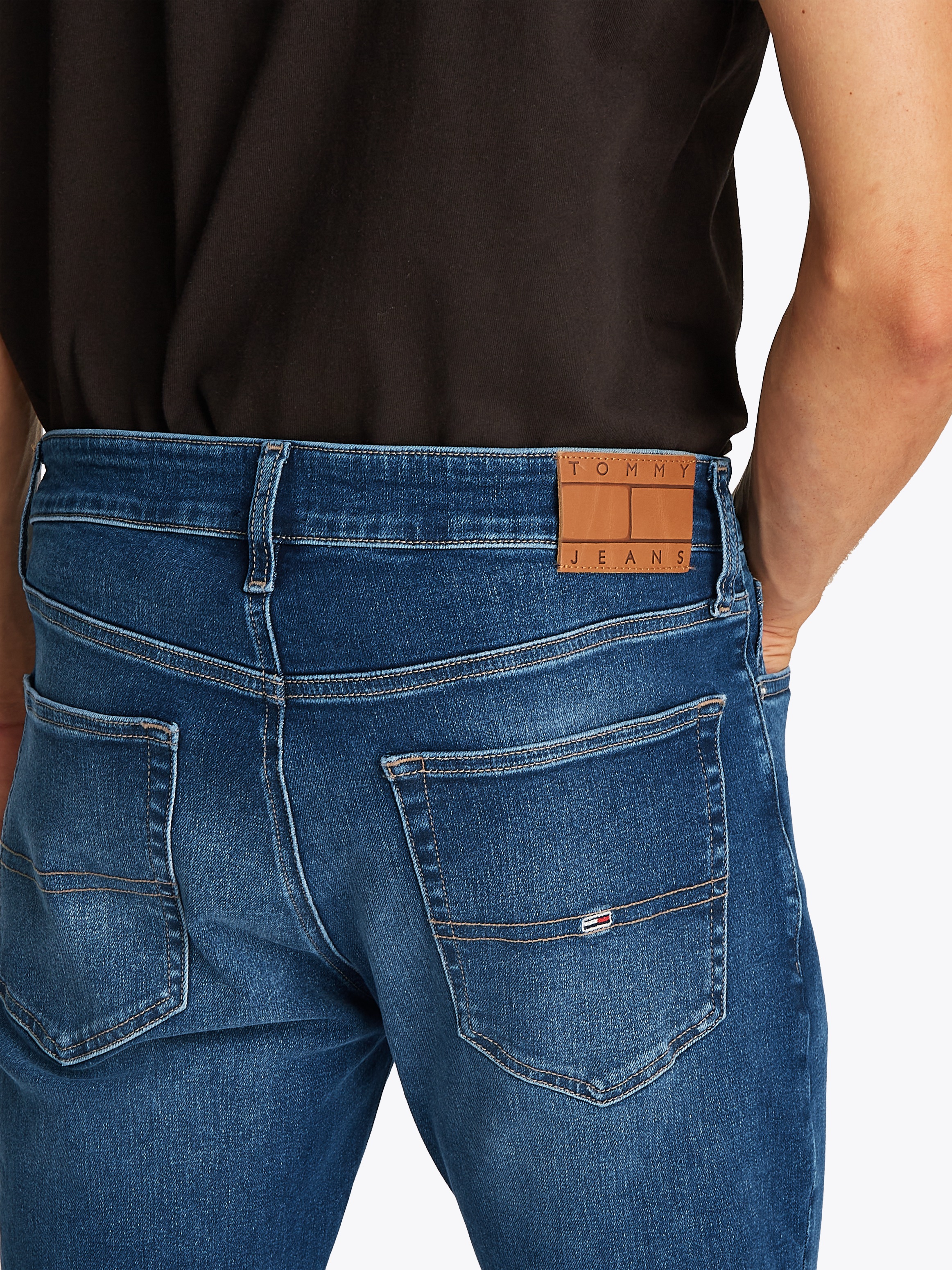 Thumbnail - Tommy Jeans Slim-fit-Jeans "Austin Slim Tapered", Mit Gürtelschlaufen