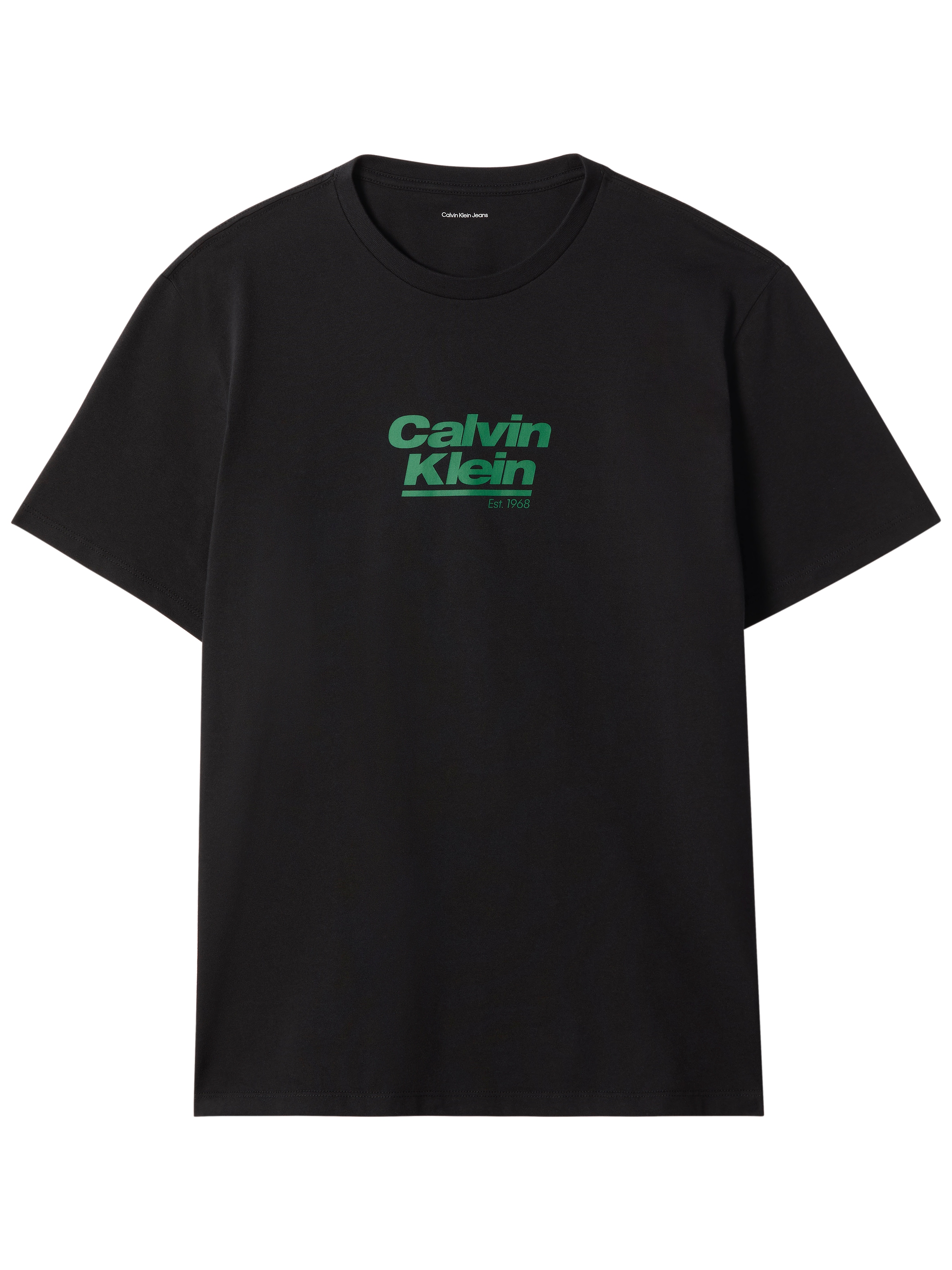Calvin Klein T-Shirt Rundhalsausschnitt, Regular Fit, Logoschriftzug