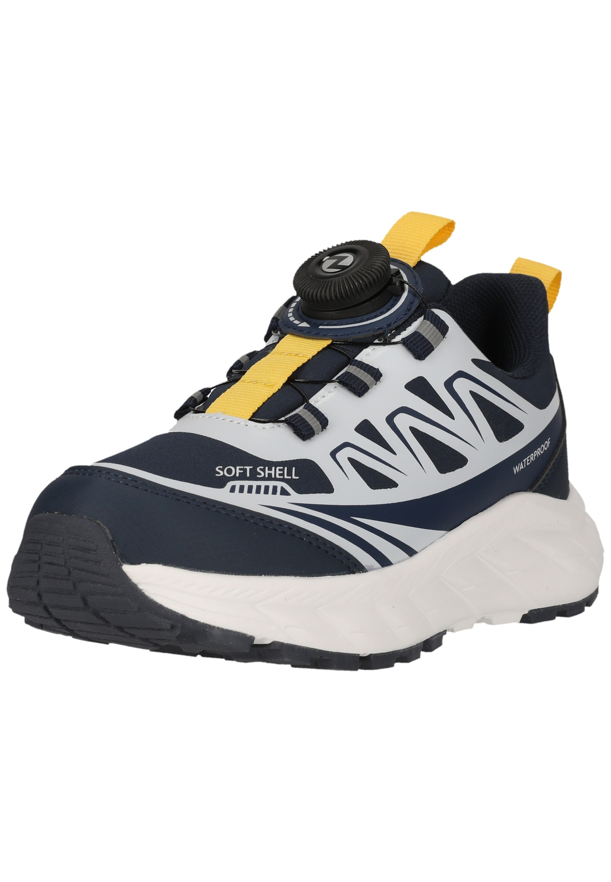 Sneaker ZIGZAG "Nuovo", Kinder, Gr. 34, blau, blau, Kunstfaser, Polyurethane, Schuhe Sneaker, wasserdicht und atmungsaktiv