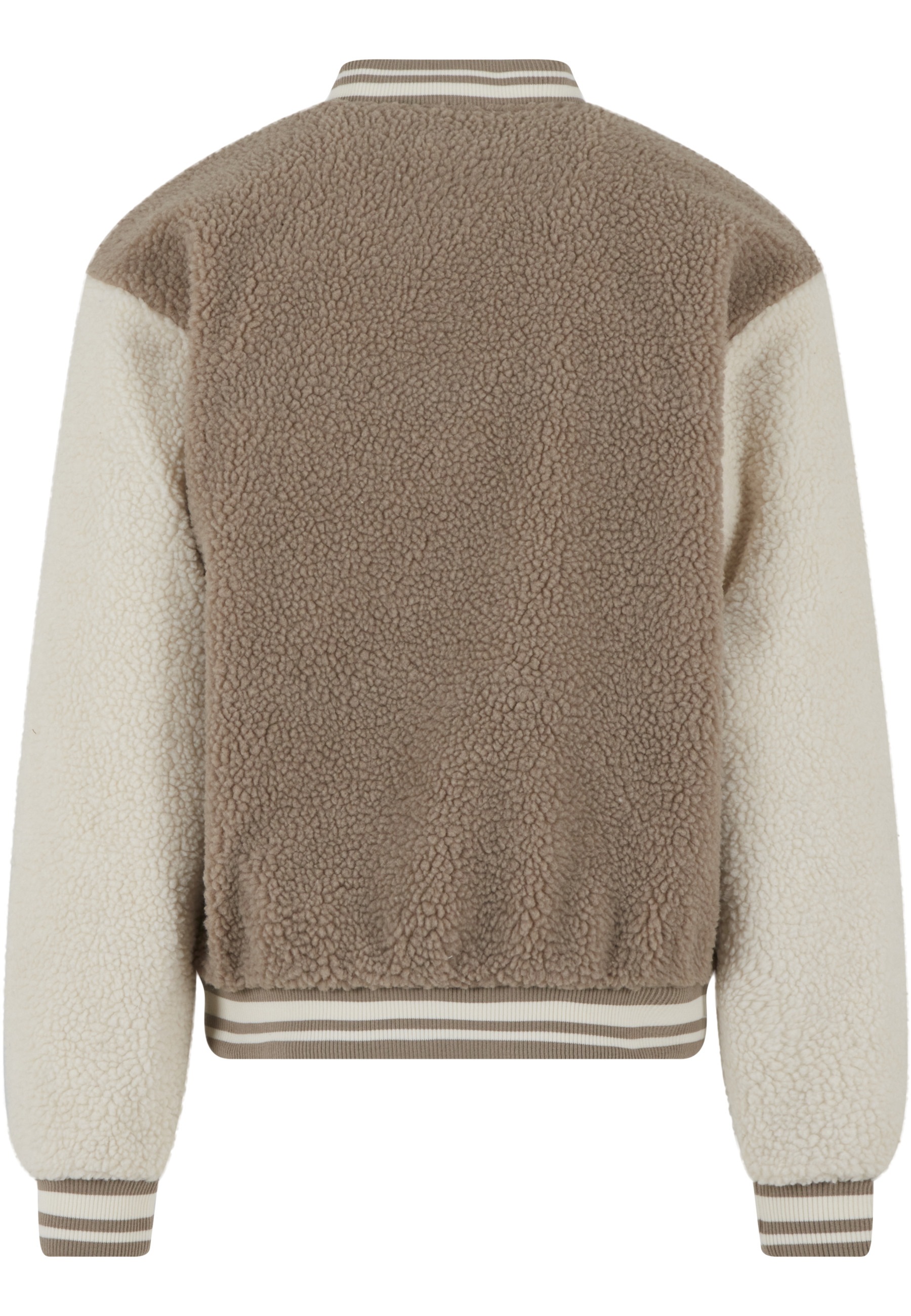 URBAN CLASSICS Collegejacke »Urban Classics Teddy College Jacket« 1 Stk. tlg. ohne Kapuze