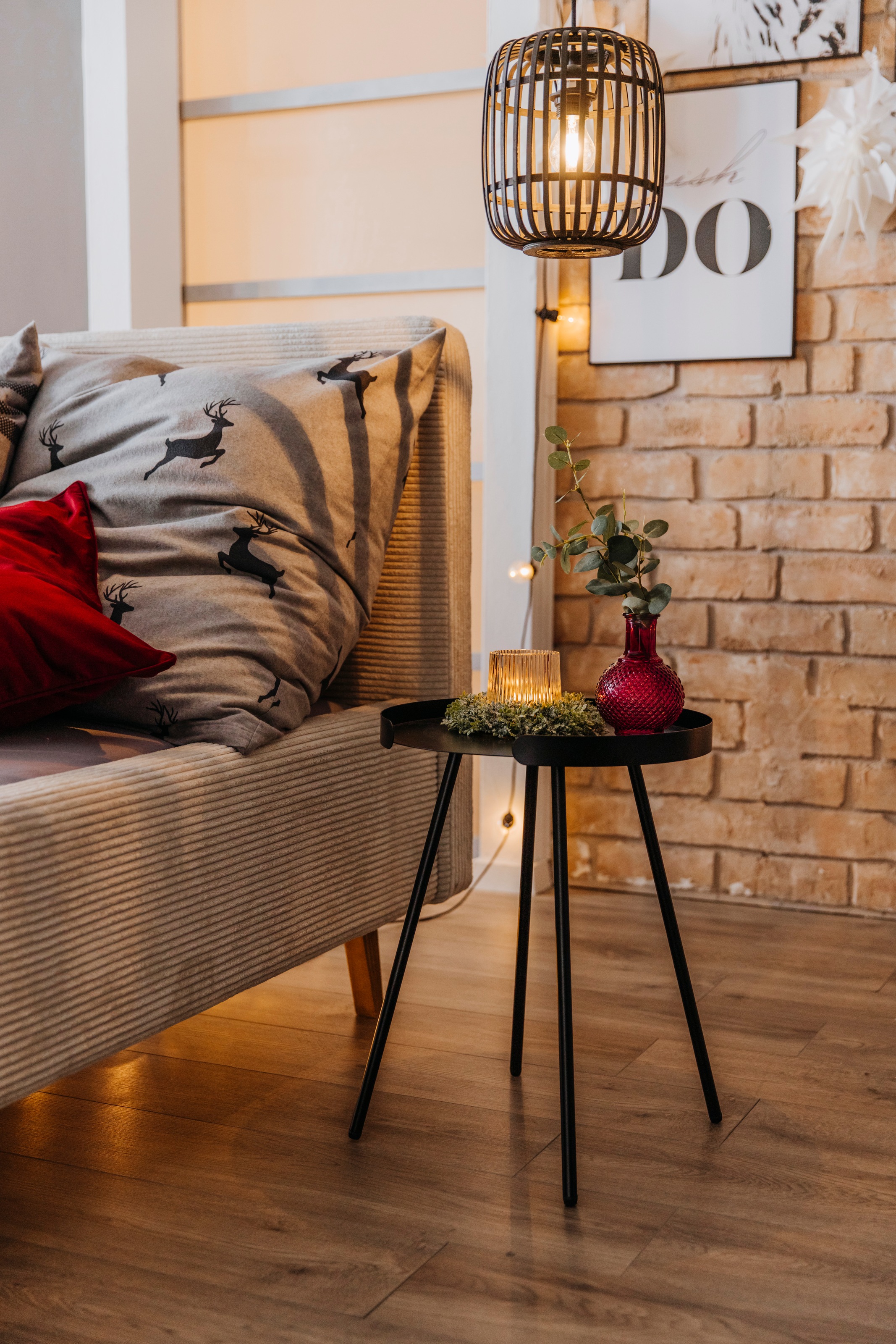 Thumbnail - Creativ deco Beistelltisch 1 Stk. tlg. auch ideal als Ablage für Deko, aus Metall, Höhe ca. 53 cm