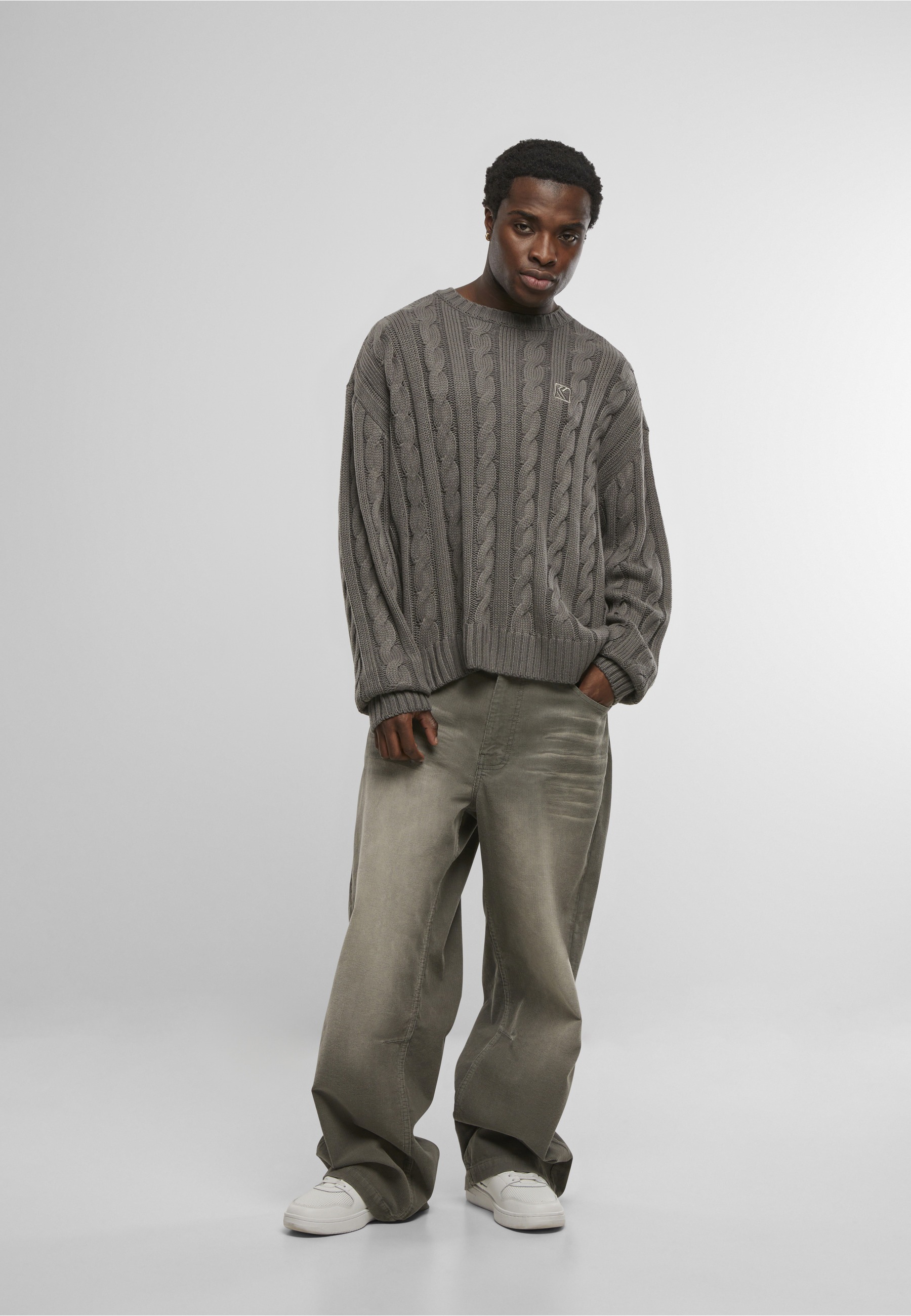 Karl Kani Rundhalspullover »Karl Kani OG Cable Knit Os Sweater« 1