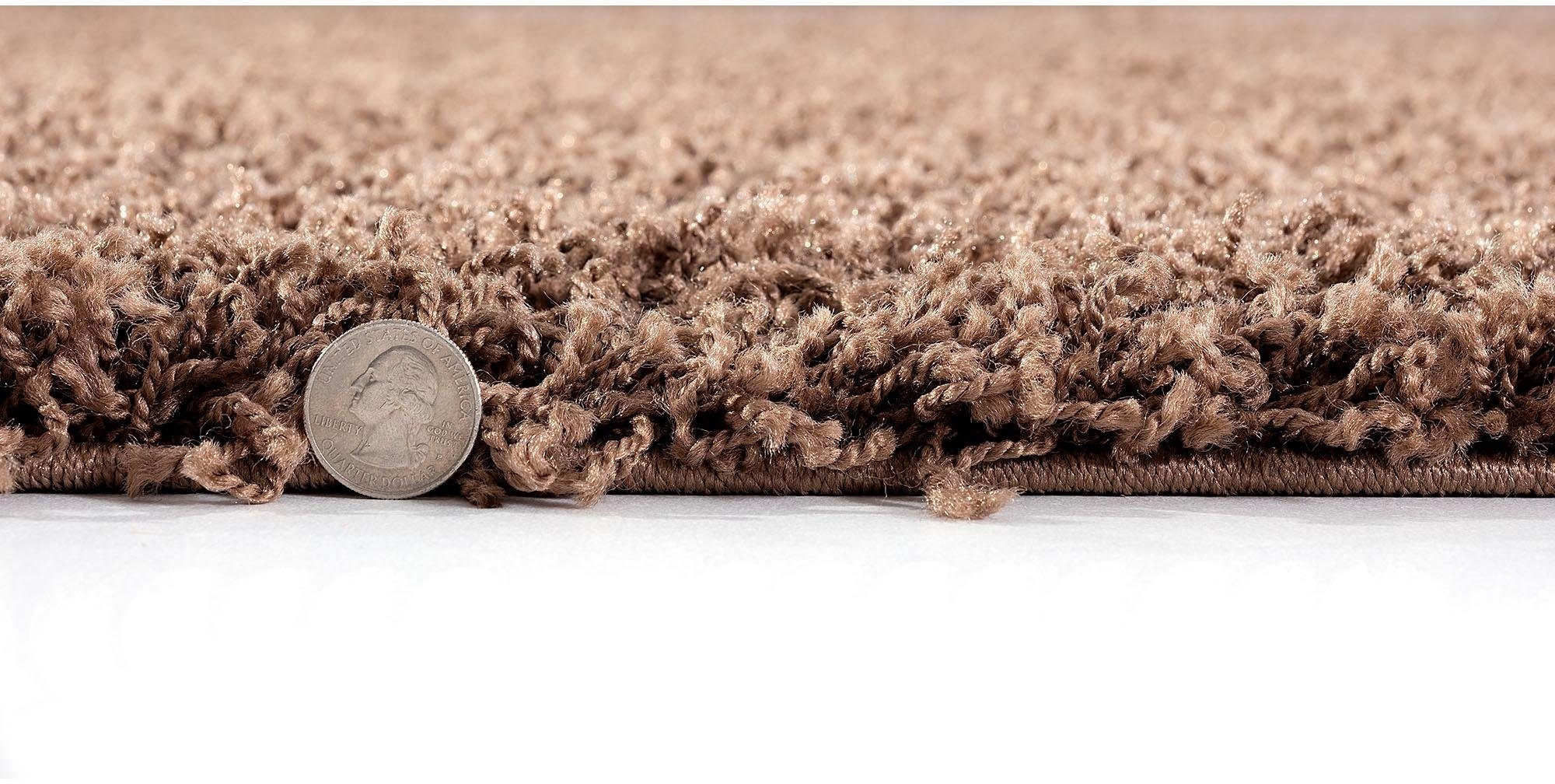 Sanat Hochflor-Läufer »LOCA«, rechteckig, 30 mm Höhe, Wohnzimmer, Langflor, Shaggy, Schlafzimmer