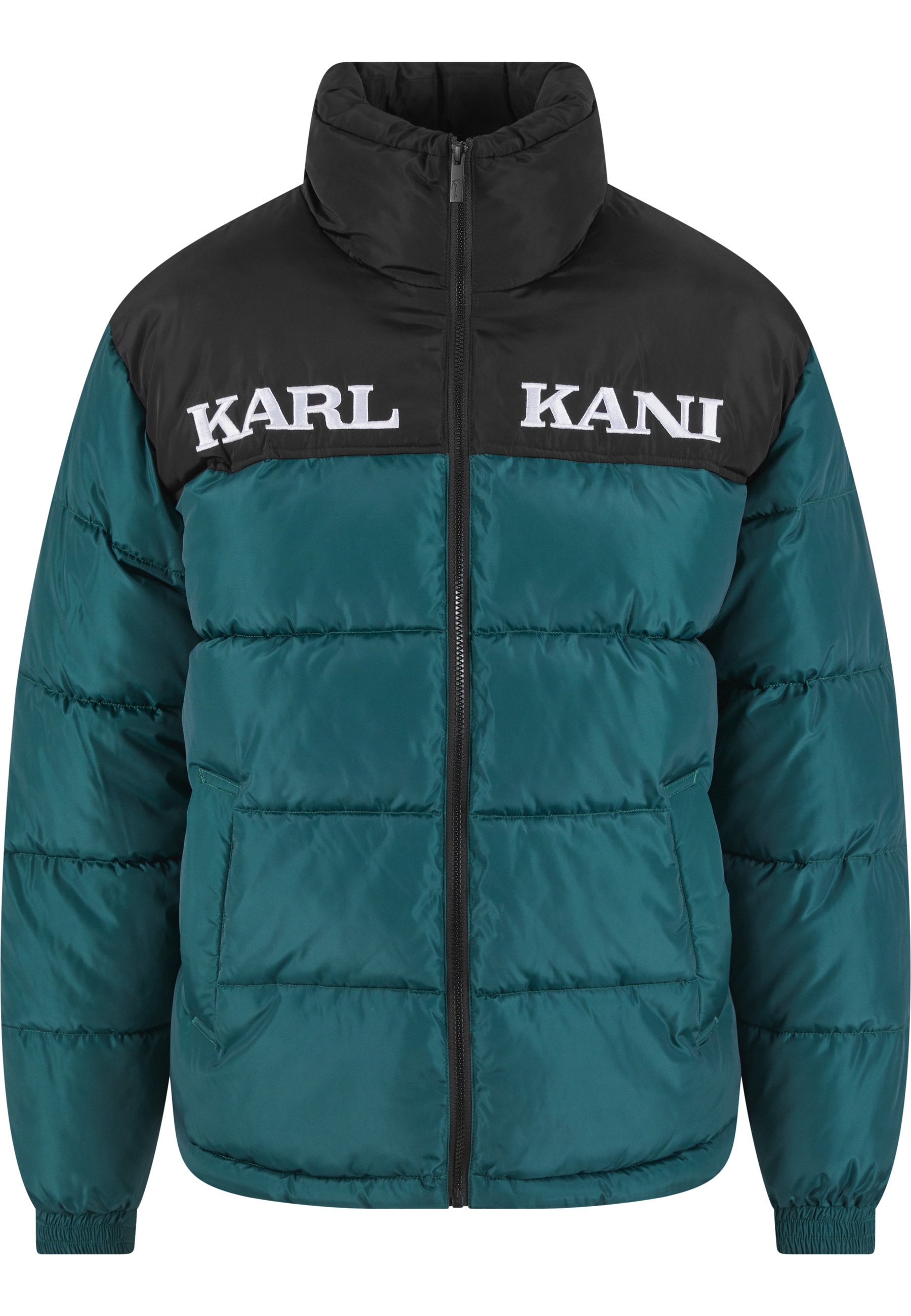 Karl Kani Winterjacke "Karl Kani Retro Essential Puffer Jacket" 1 Stk. tlg. ohne Kapuze