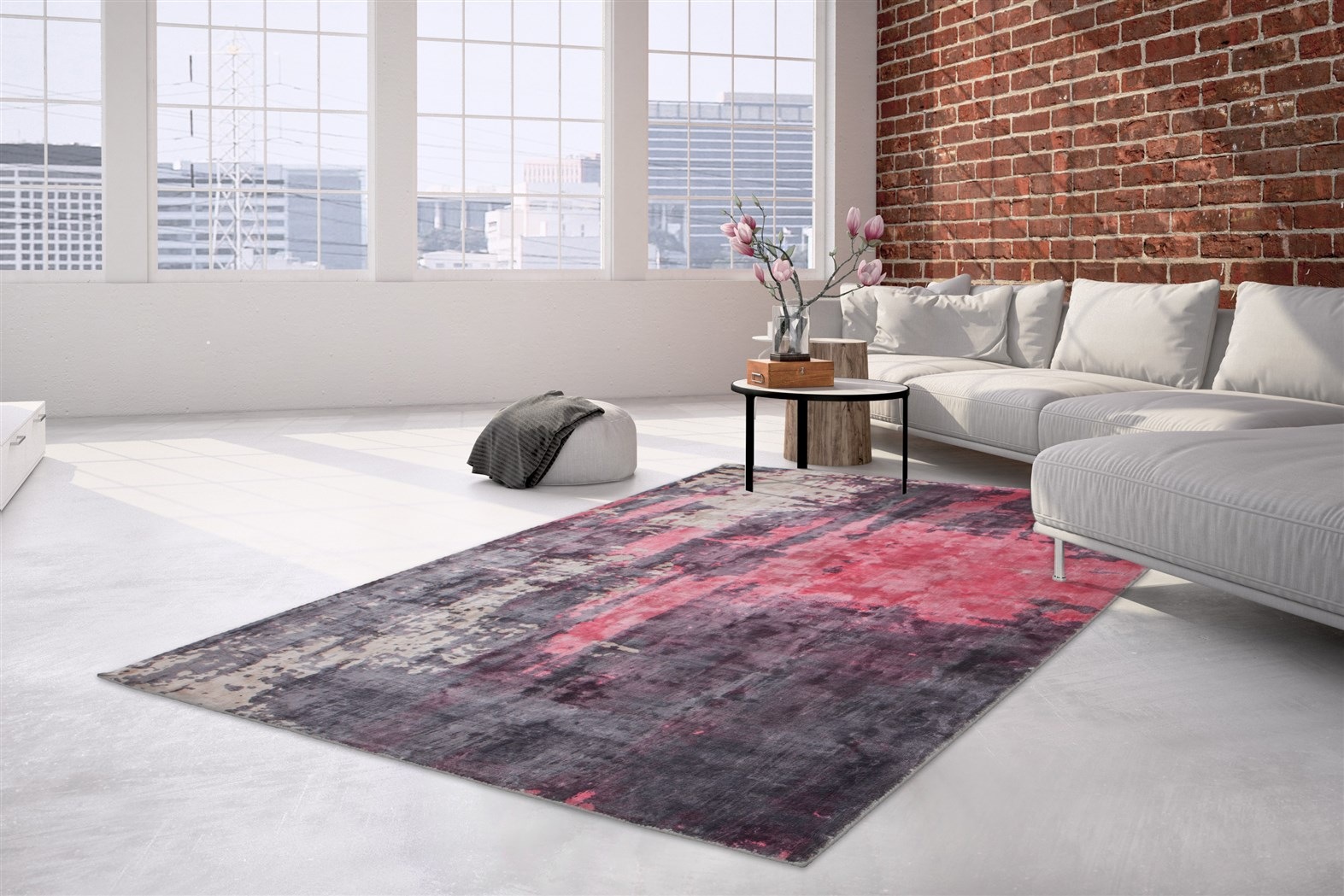 Arte Espina Teppich »Ocean 125«, rechteckig, 23 mm Höhe, Angenehm flauschige Haptik, handgefertigte Unikate, pflegeleicht