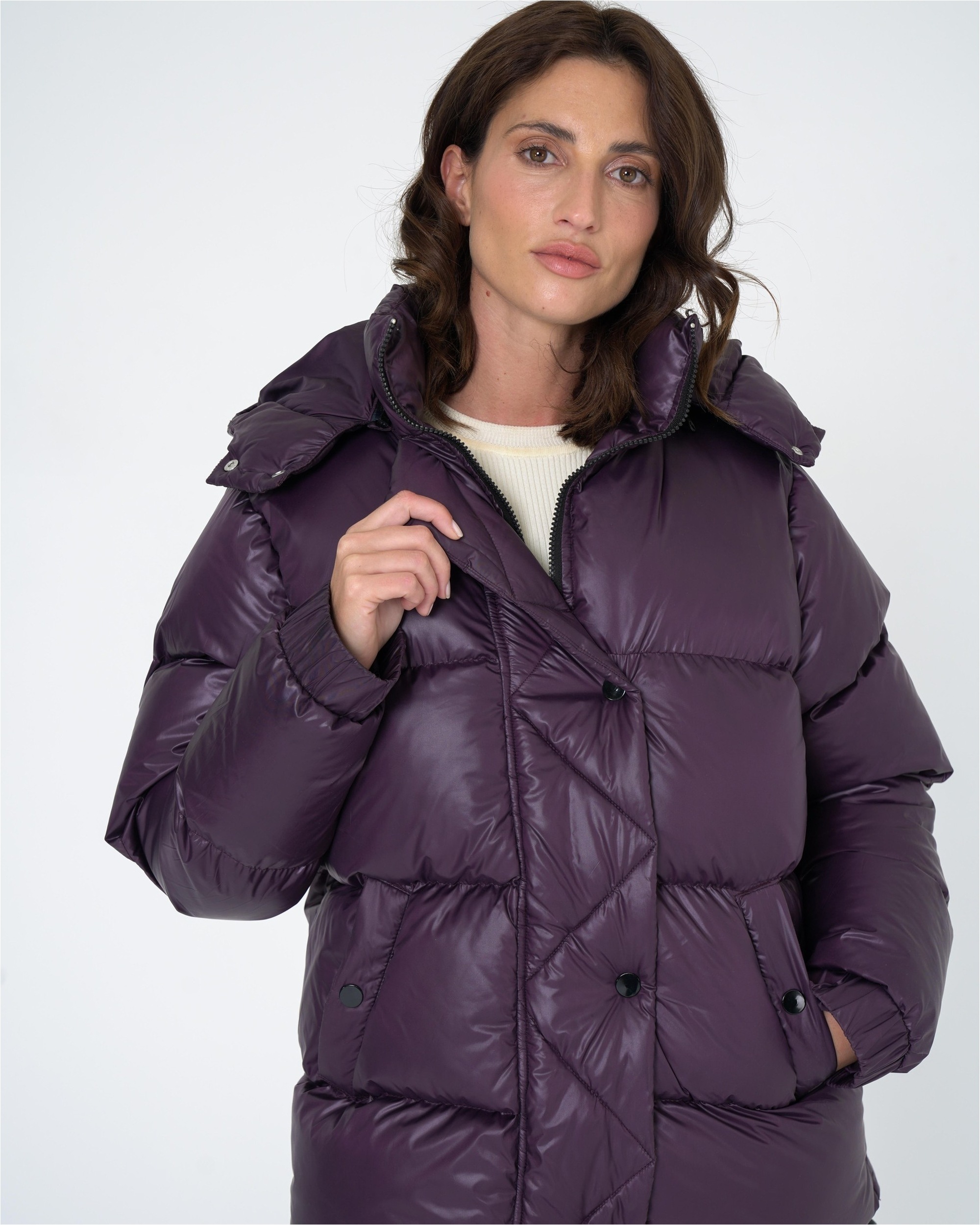 freshlions Steppjacke »Francisca«, mit hohem Kragen