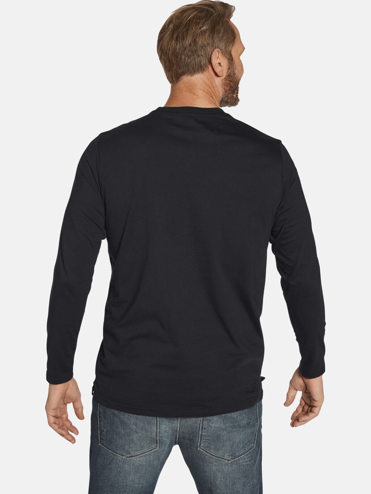 Jan Vanderstorm Langarm-Poloshirt »Langarmshirt REEVERT«