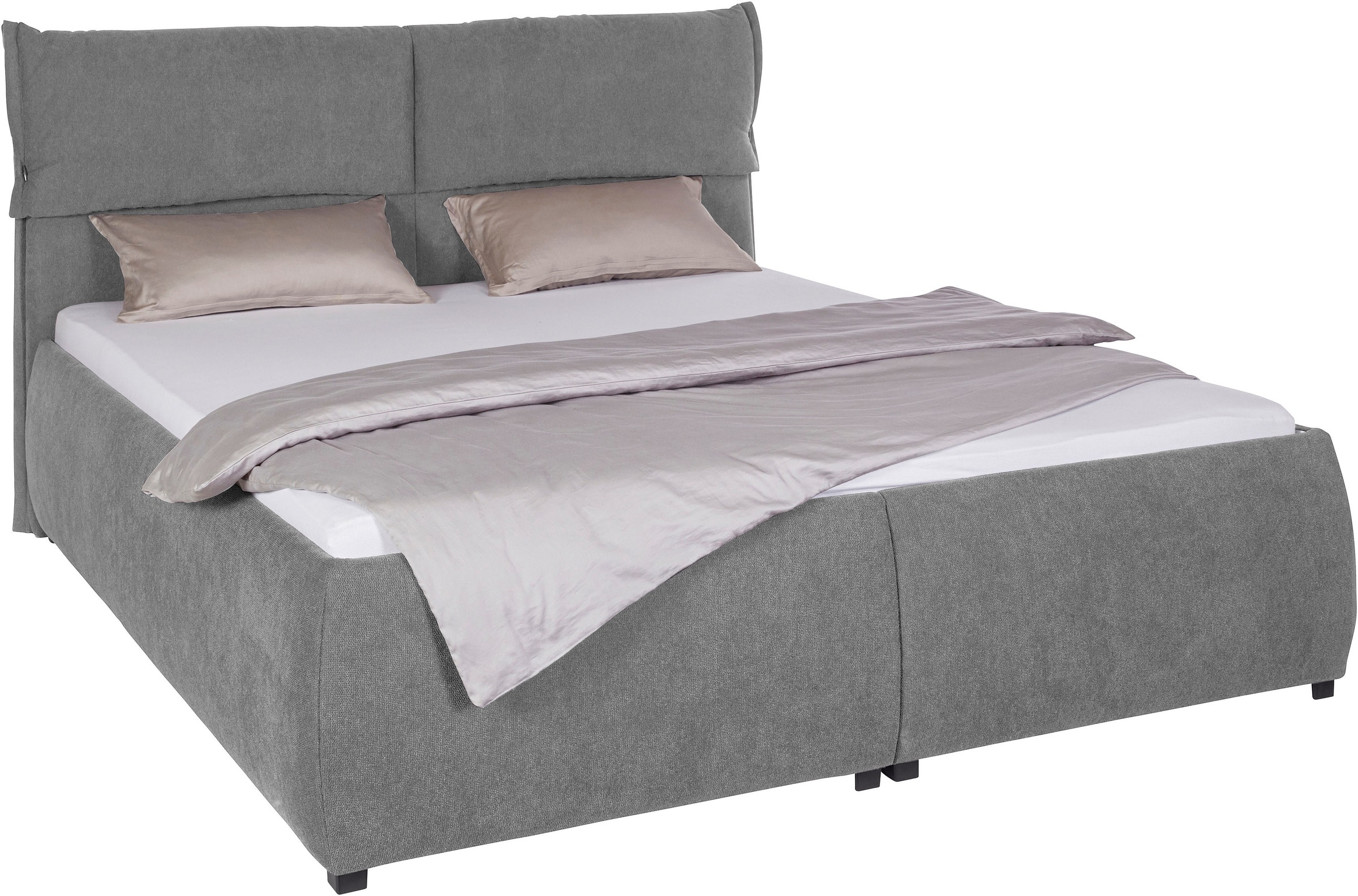 Home affaire Polsterbett "Jenson" als Bettgestell oder mit 3 Matratzenarten günstig online kaufen