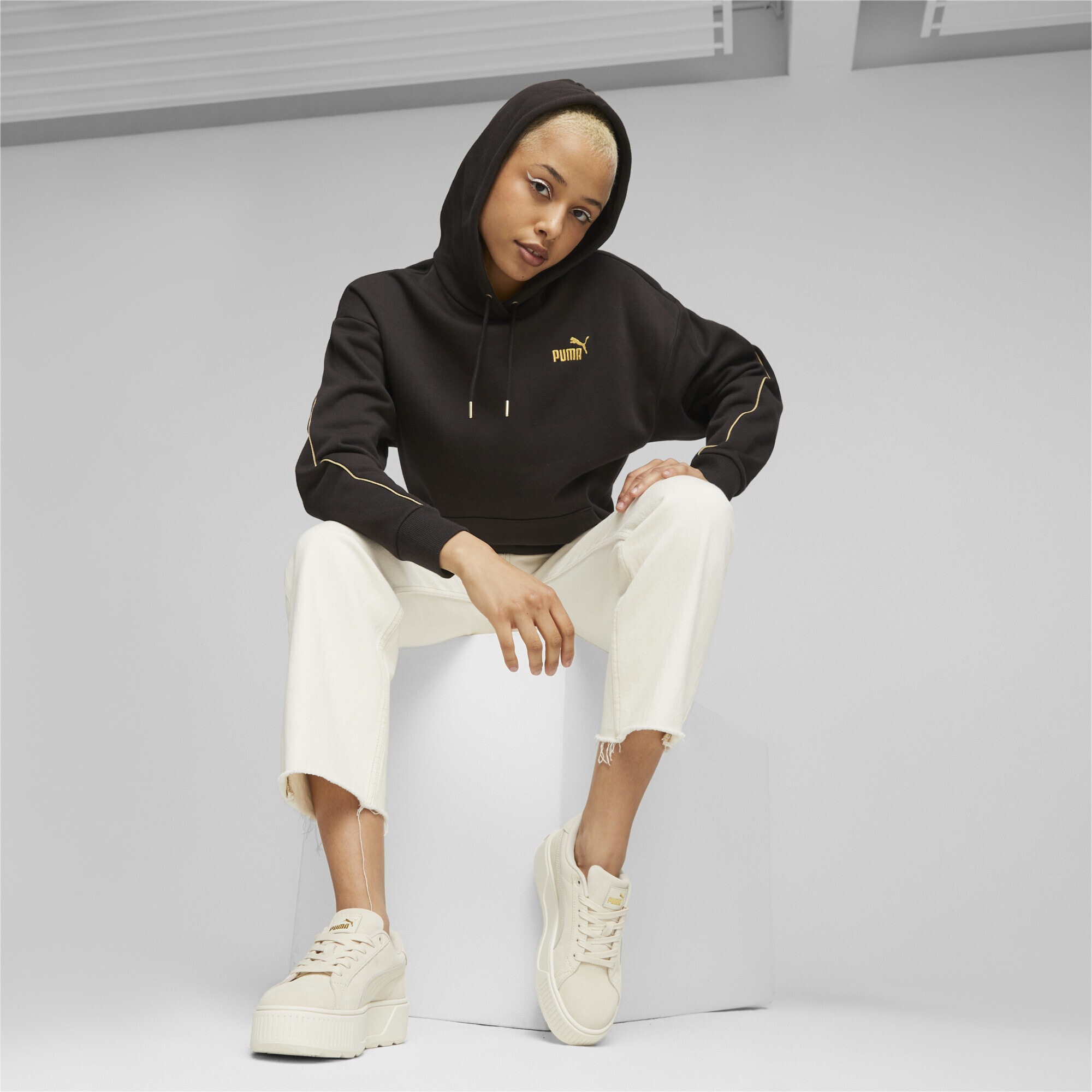 PUMA Sweatshirt »ESS+ MINIMAL GOLD Hoodie Damen«