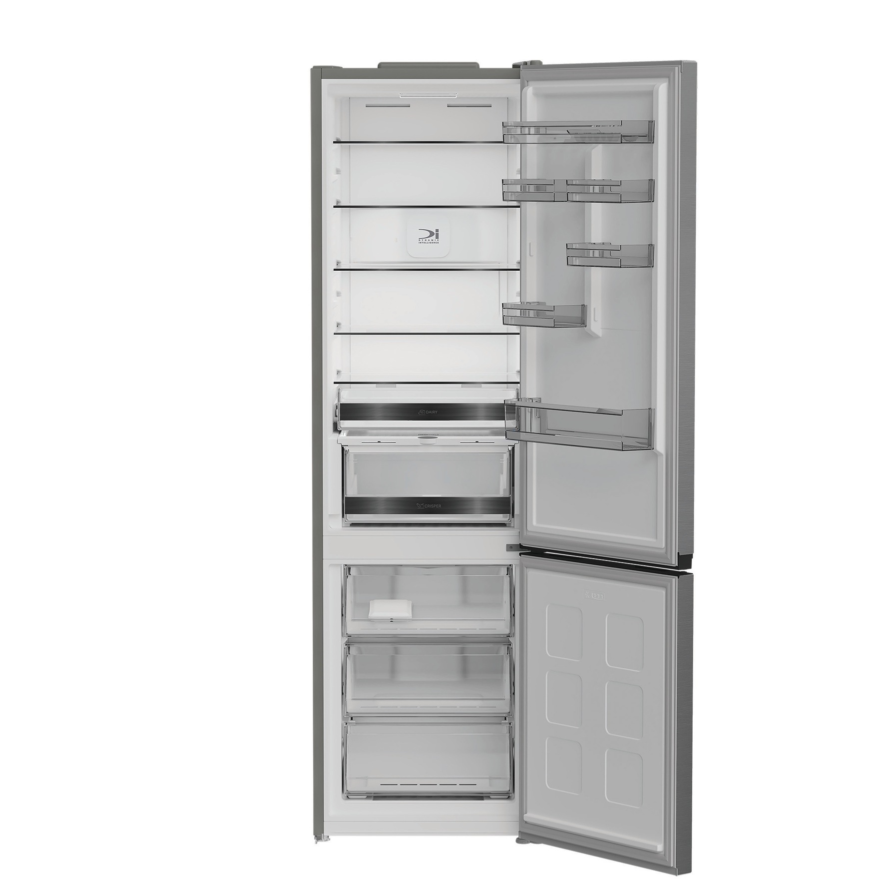 BAUKNECHT Kühl-/Gefrierkombination »KGDNF 20C IN« 203,5 cm hoch 59,5 cm breit FreshShield