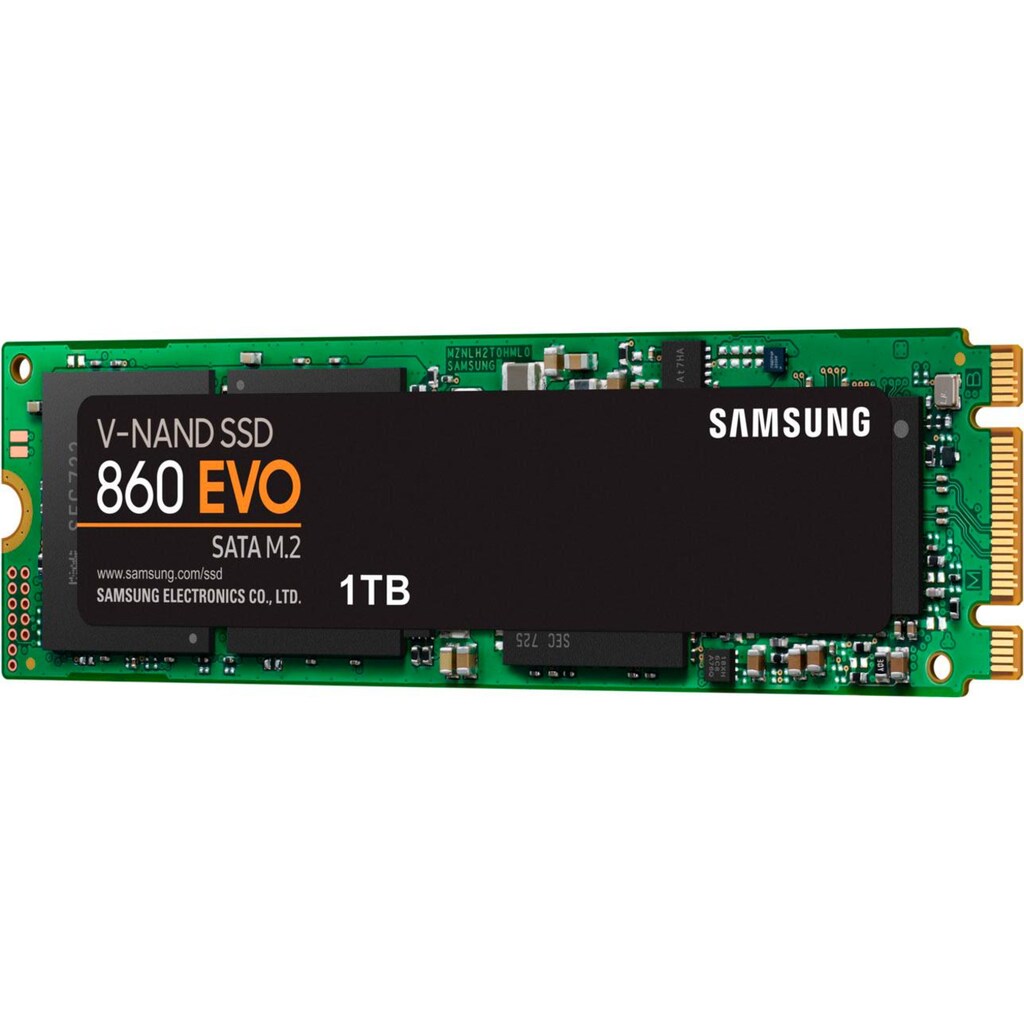 Samsung interne SSD »860 EVO SATA M.2-PCIe«, Anschluss SATA M.2