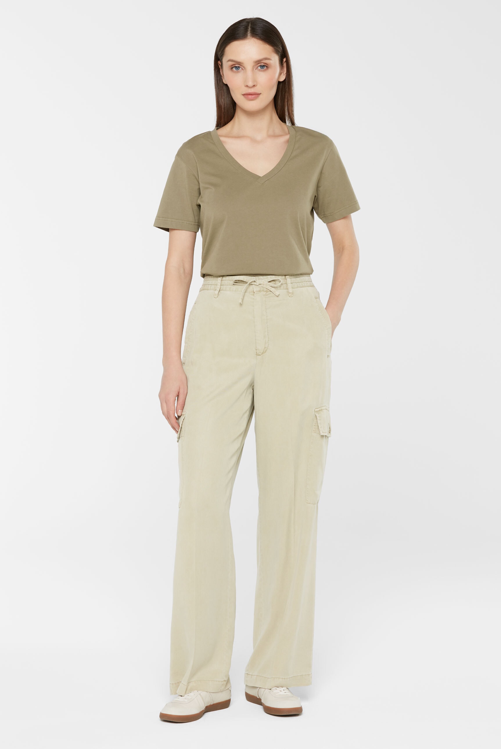 SENSES.THE LABEL Cargohose mit Elastikbund