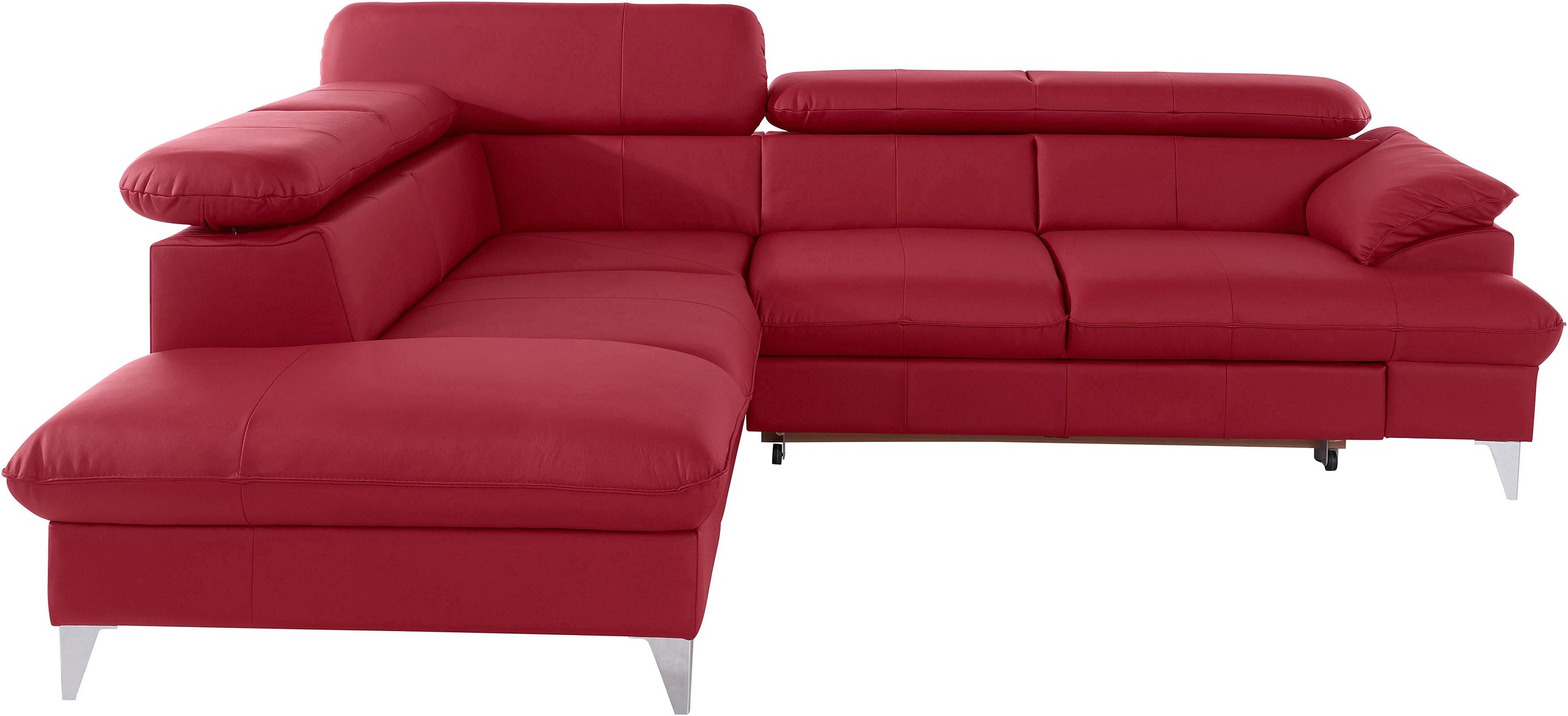 COTTA Ecksofa "Caluso L-Form", mit Kopfteilverstellung, wahlweise mit Bettf günstig online kaufen