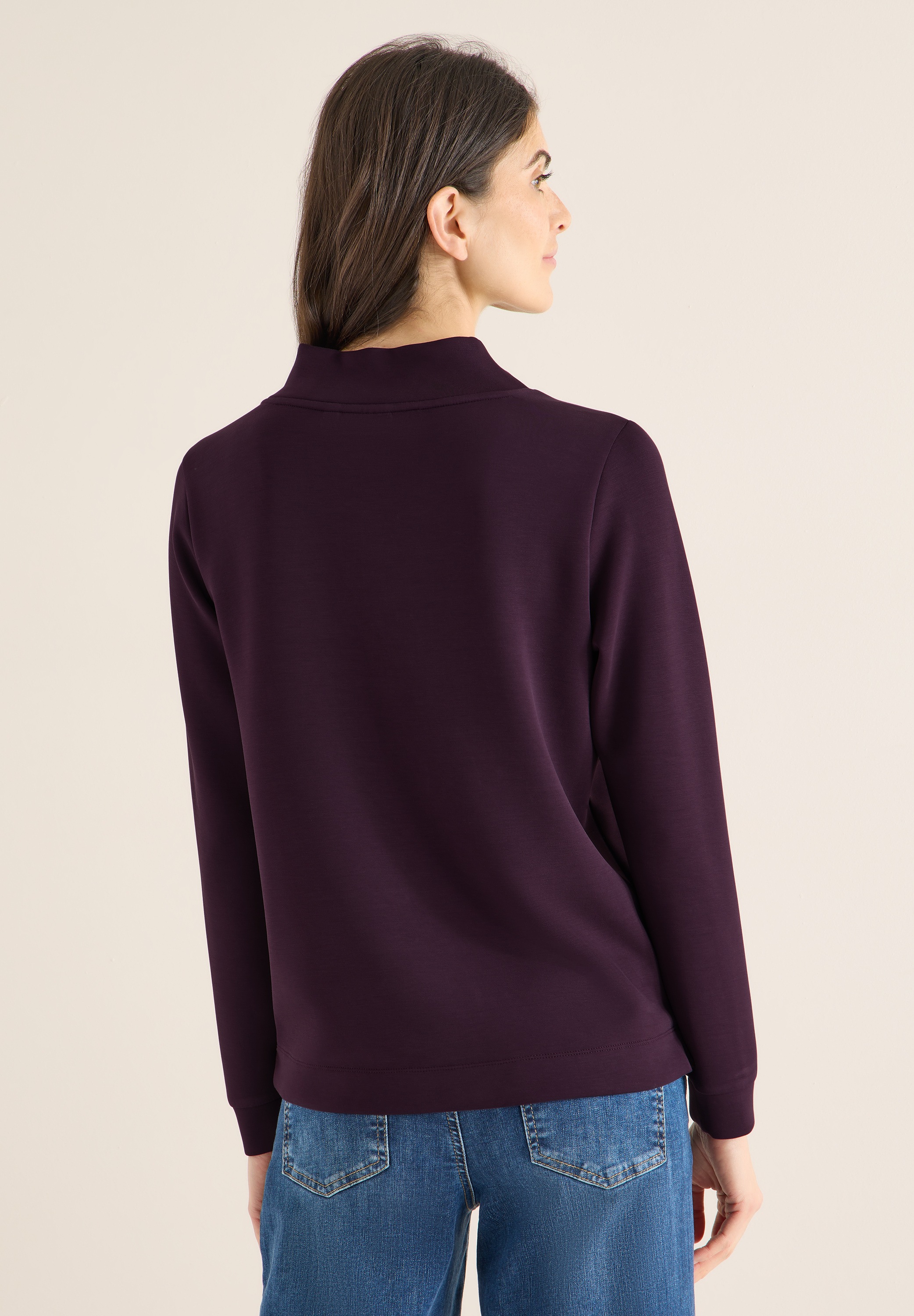 Cecil Langarmshirt mit großem Kragen günstig online kaufen