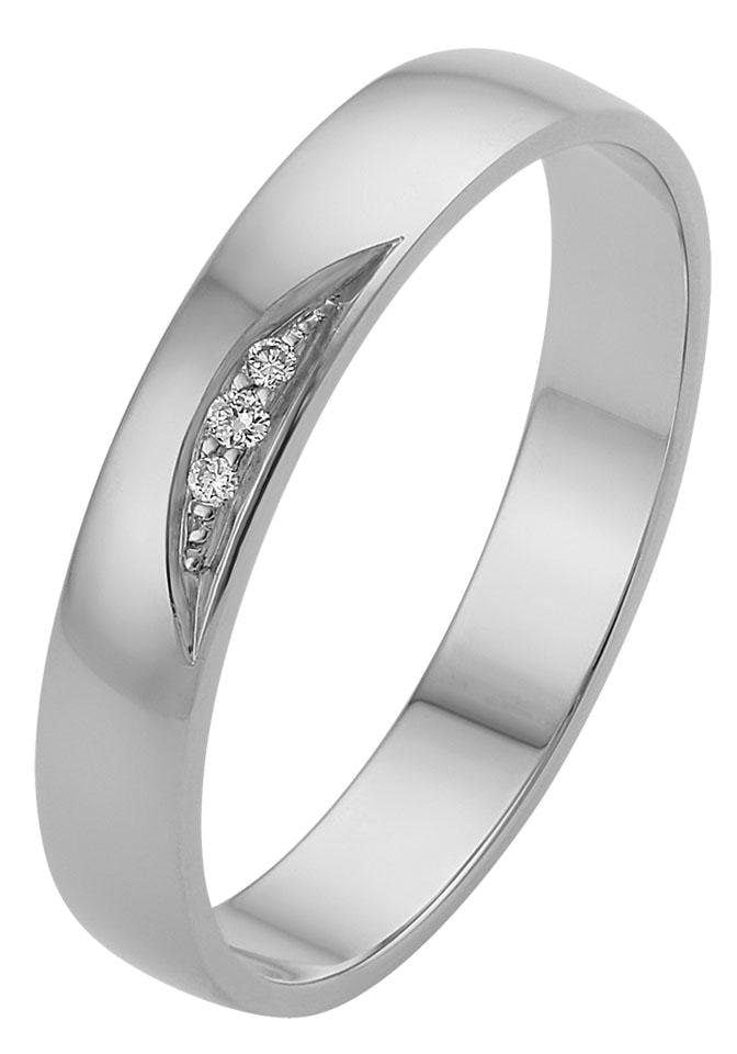 Firetti Trauring »Schmuck Geschenk Gold 375 Hochzeit Ehering "LIEBE"«, Made in Germany, wahlweise mit oder ohne Brillanten
