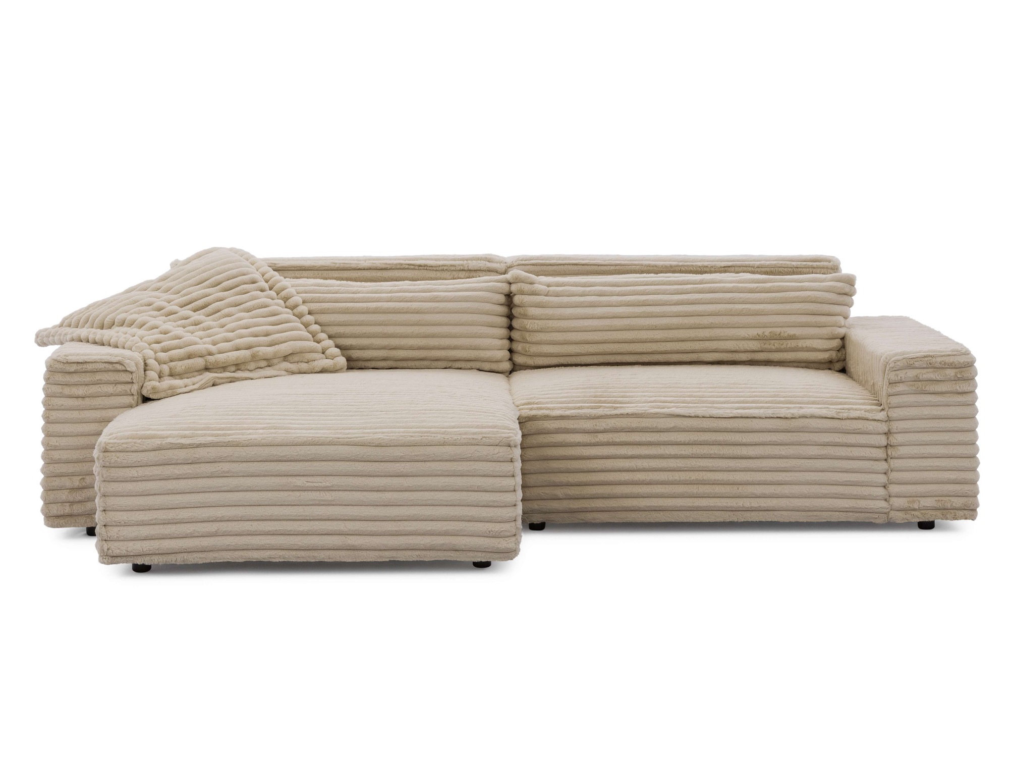 OTTO home Ecksofa "KINLEE Design-Sofa mit Recamiere rechts/links, Maße B/T/ günstig online kaufen