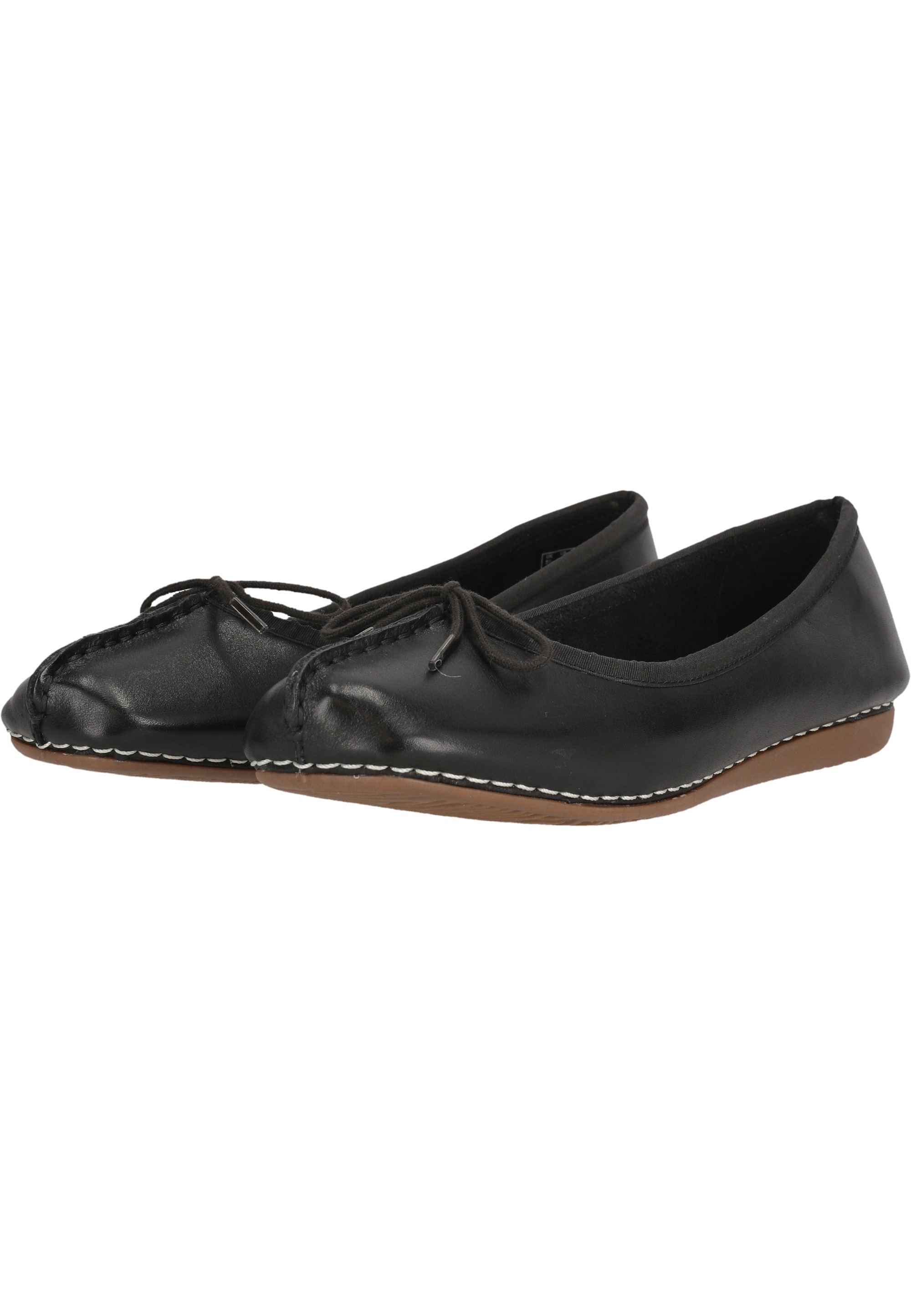 Clarks Shoes Ballerines Freckle Ice Black Leather EU 41 1/2 Femme 3