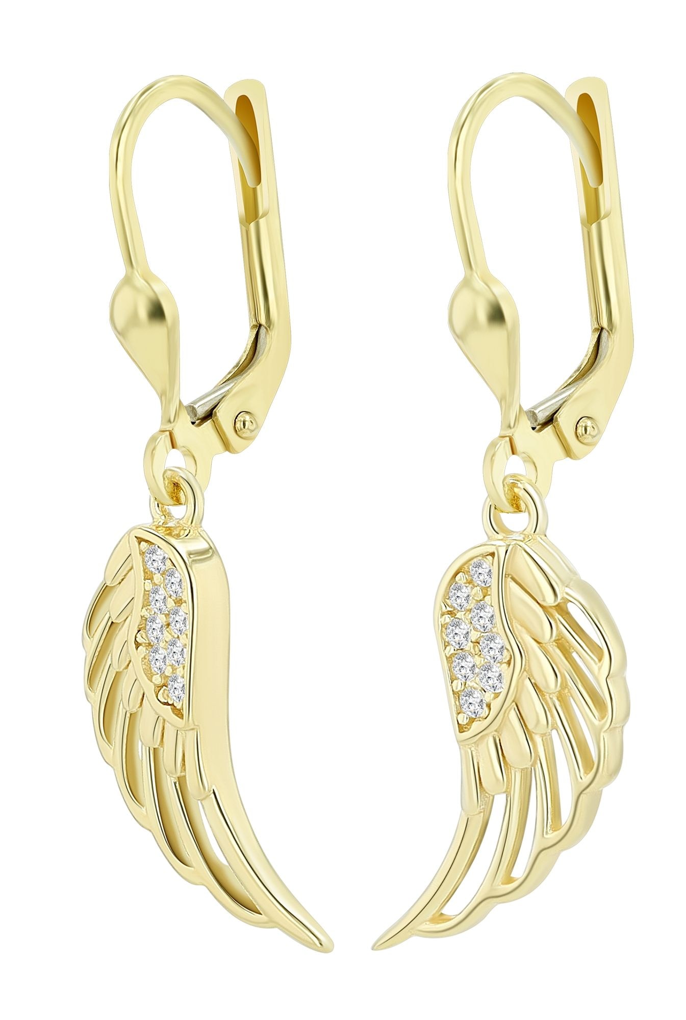 Adelia´s Paar Ohrhänger "Damen Ohrringe – Ohrhänger Flügel aus 925 Silber m günstig online kaufen